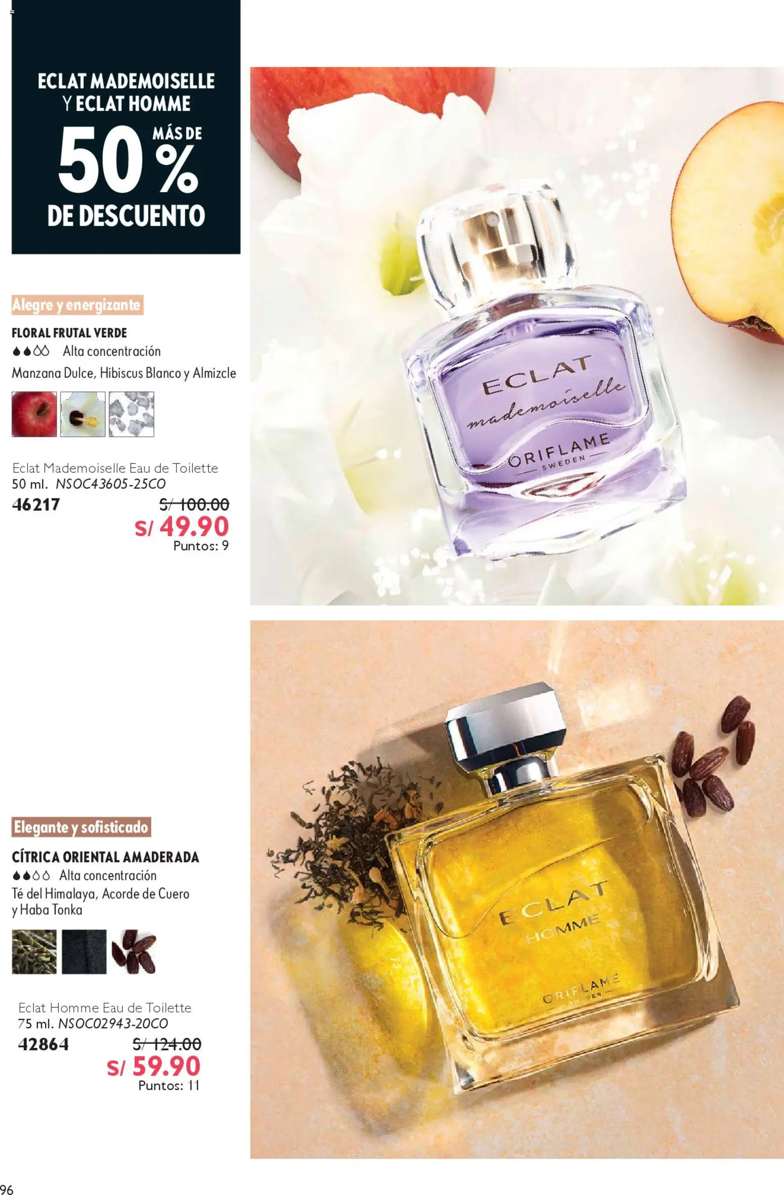 Catálogo Oriflame válido desde 14.02.2026 | Página: 96 | Productos: Té, EAU de Toilette