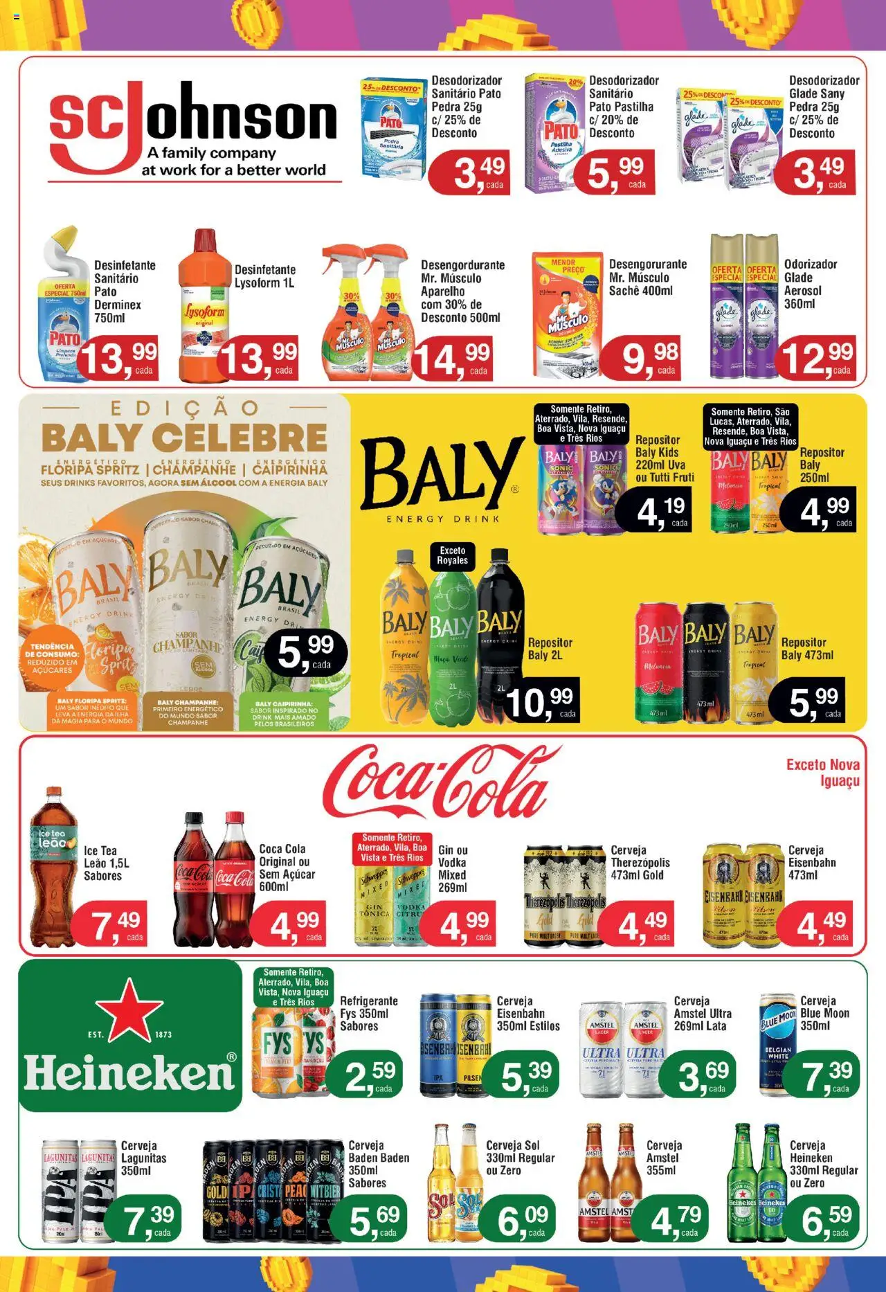 Royal Supermercados Folheto - válido de 18.08.2025 | Página: 12 | Produtos: Eisenbahn, Heineken, Vodka, Açúcar