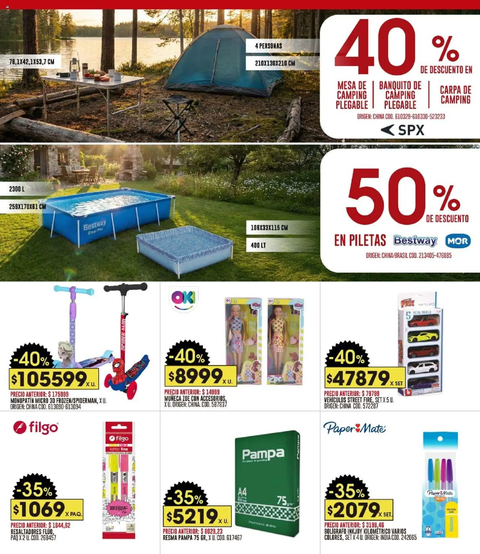 Coto - Ofertas fin │ válido desde el 26.01.2026 | Página: 21 | Productos: Monopatin, Mate, Banquito, Mesa