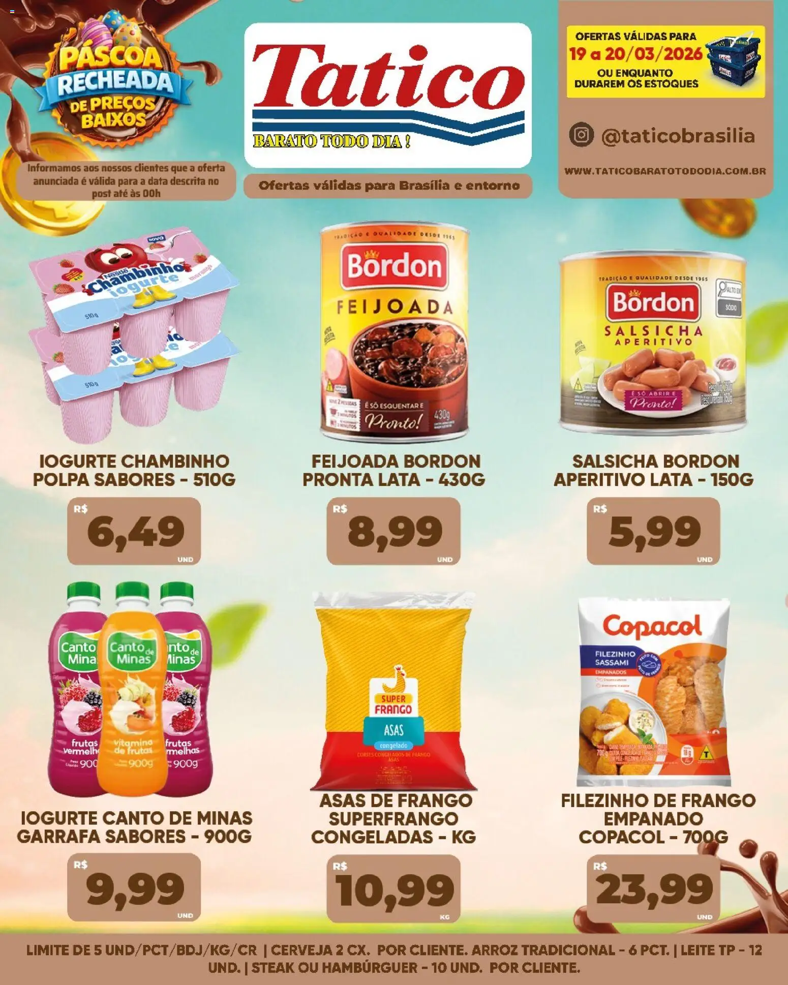 Tatico Folheto - válido de 21.03.2026 | Página: 35 | Produtos: Salsicha, Iogurte, Cerveja, Hambúrguer