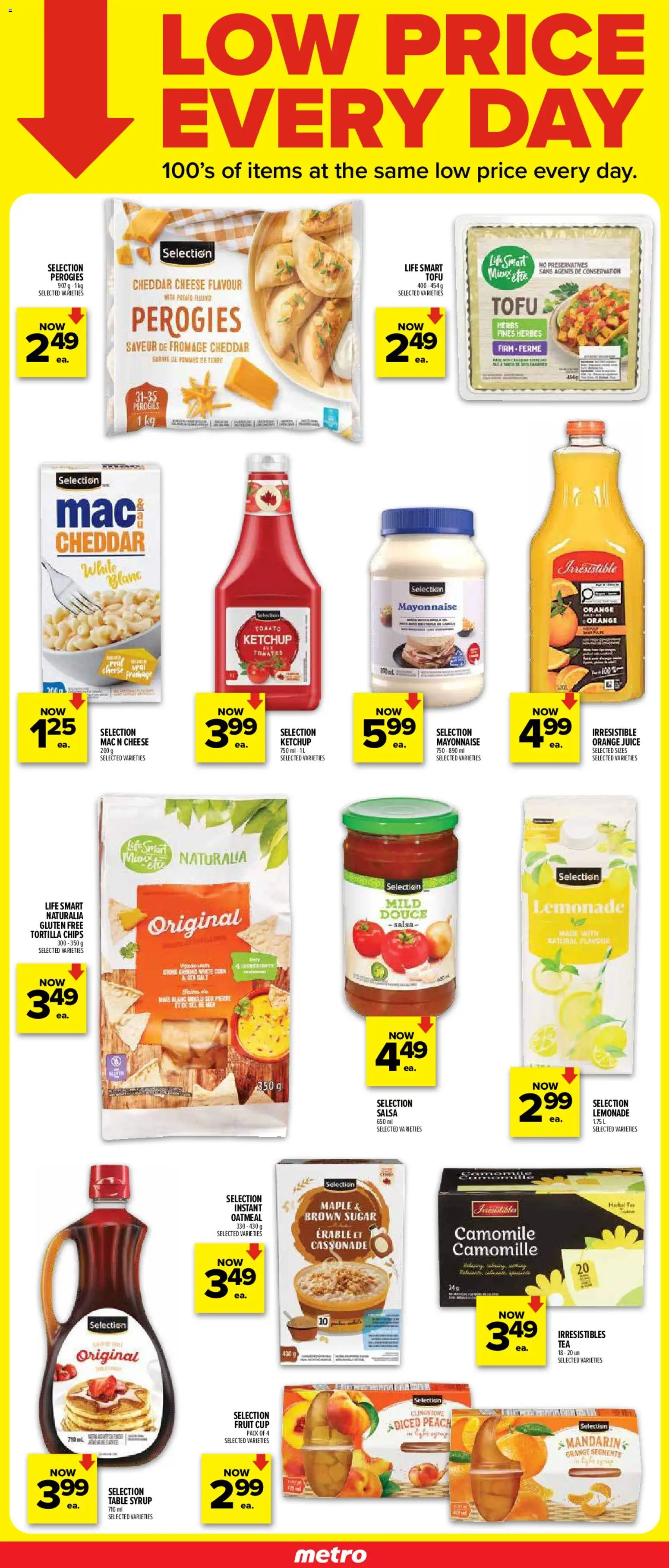 Metro flyer valid from 05.03.2026 | Page: 3 | Products: Chips, Ketchup, Cheese, Juice