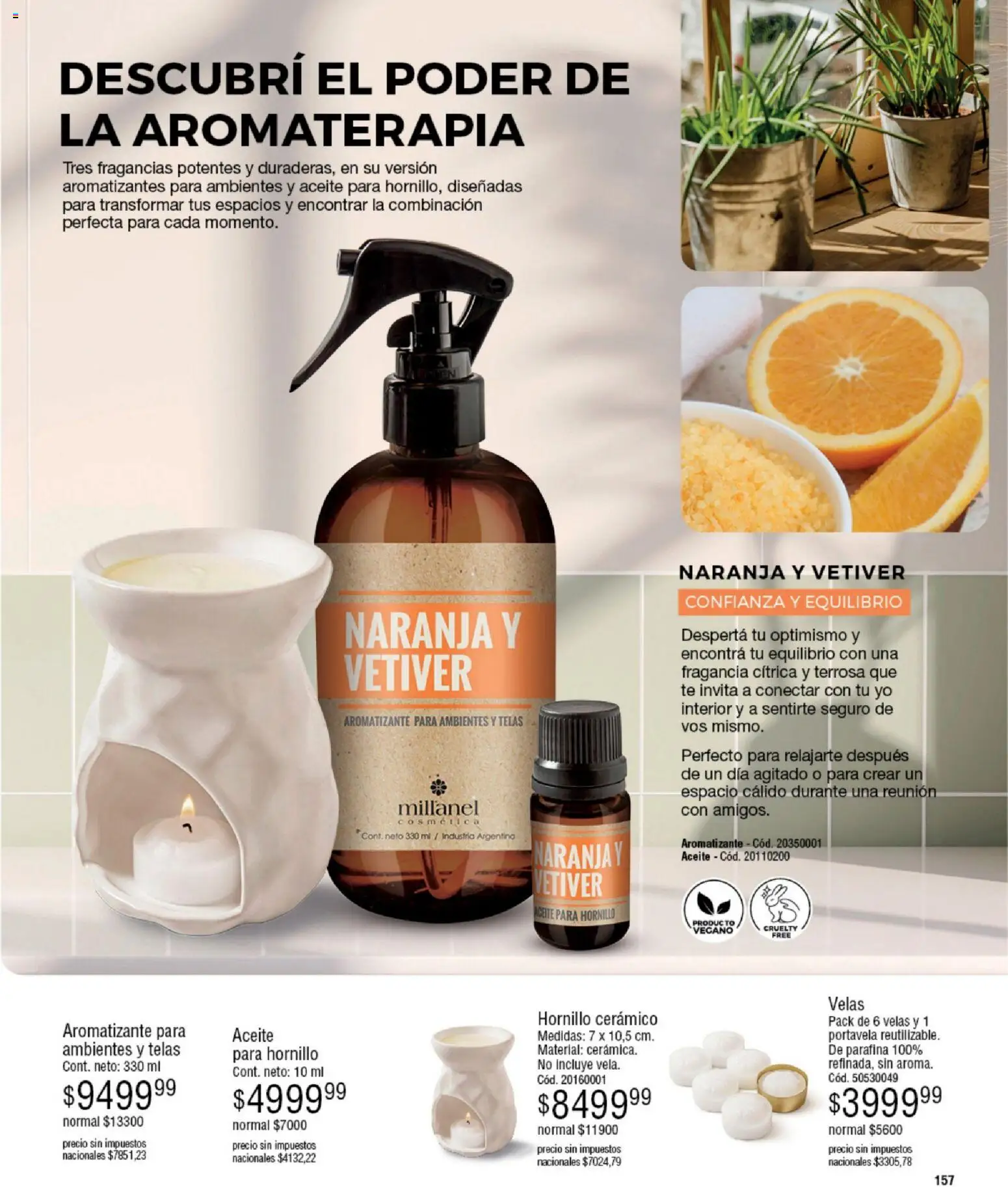 Millanel - Catálogo │ válido desde el 08.12.2025 | Página: 181 | Productos: Cerámico, Fragancia, Aceite, Té