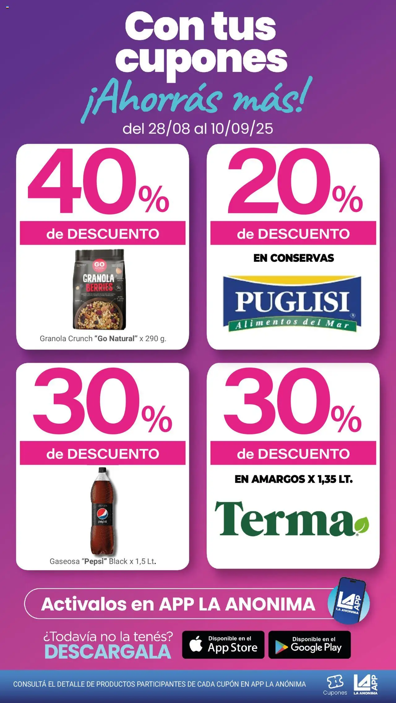 La Anonima Insuperables │ válido desde el 28.08.2025 | Página: 2 | Productos: Gaseosa