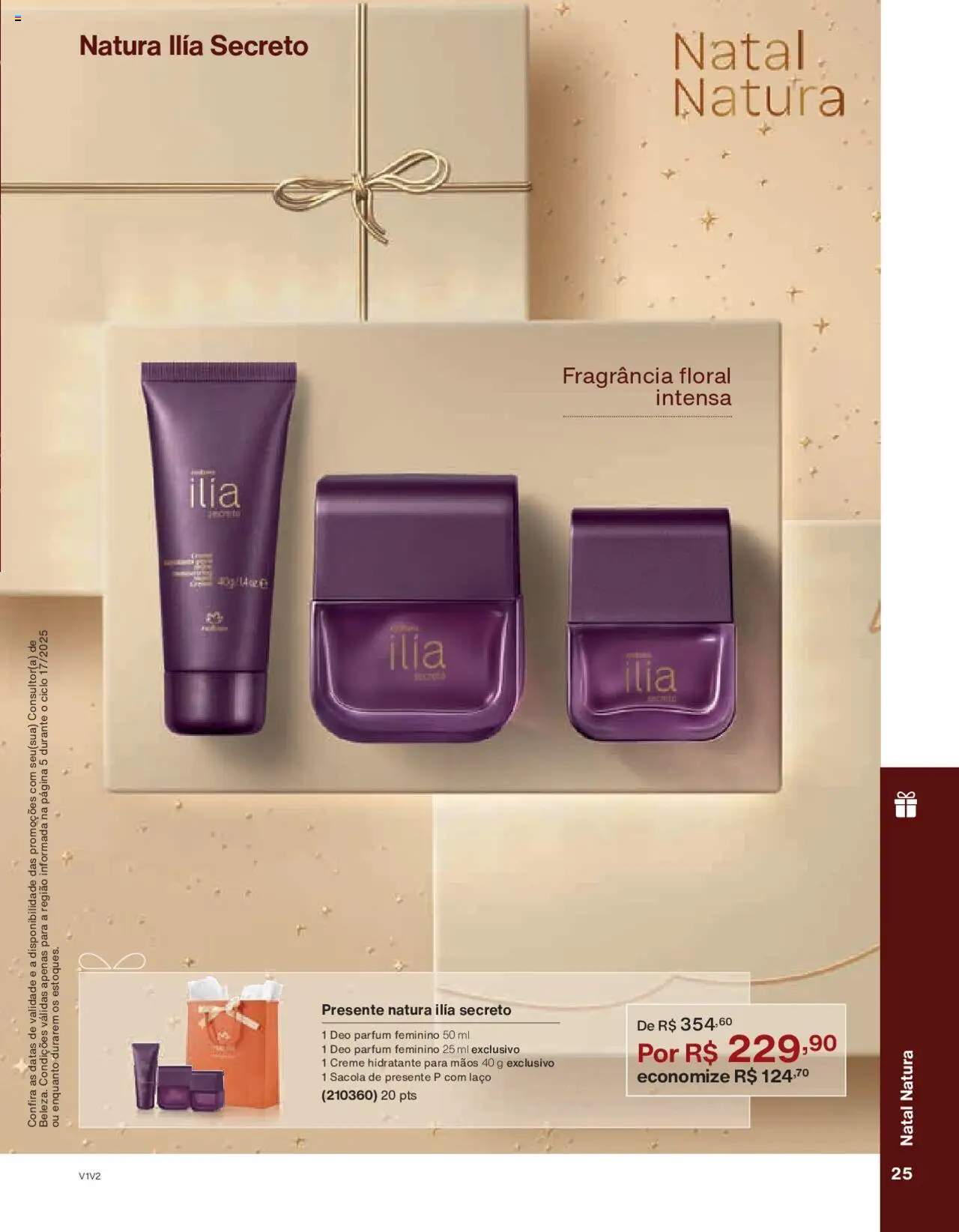 Natura Folheto - válido de 14.10.2025 | Página: 25 | Produtos: Fragrância, Creme