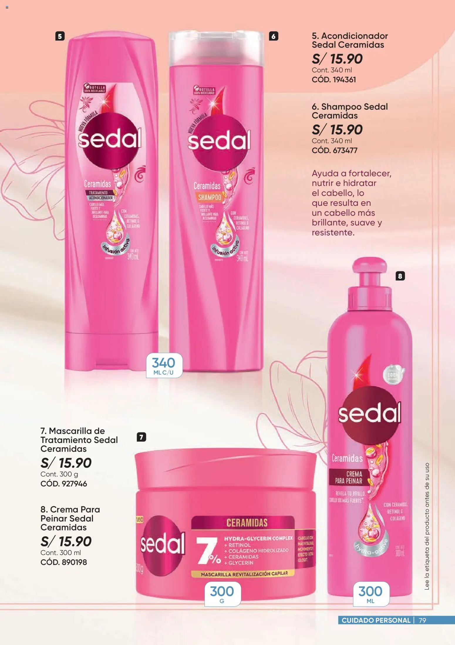 Catálogo Azzorti válido desde 26.01.2026 | Página: 79 | Productos: Shampoo, Acondicionador, Crema
