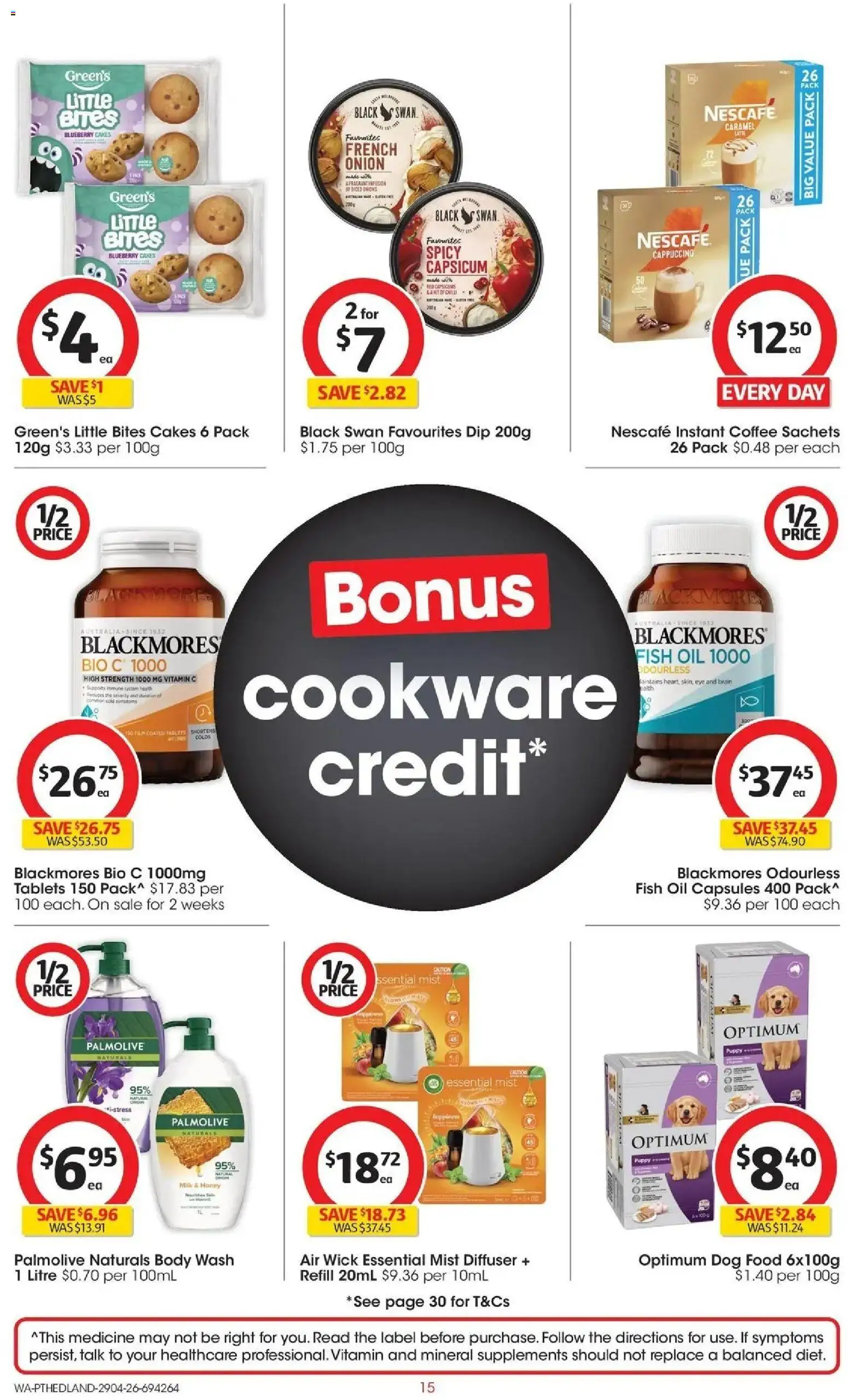 Coles catalogue - valid from 28.04.2026 | Page: 15 | Products: Milk, Honey, Cookware, Onions