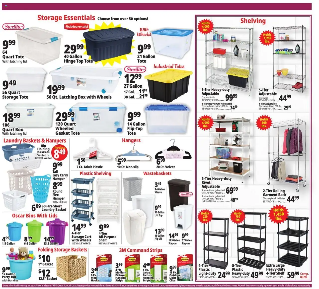 Ocean State Job Lot Weekly Ad - MA - valid from 16.10.2025 | Page: 16 | Products: Shelf, Box, Wire, Rivet