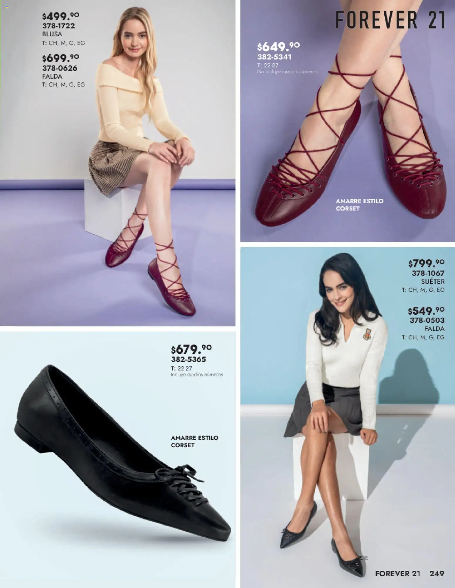 Nuevas ofertas de Andrea válidas en toda la República Mexicana desde el 24.08.2025. ¡Encuentra las mejores ofertas en Andrea - Catálogo Calzado Dama! | Página: 249 | Productos: Blusa, Suéter, Falda