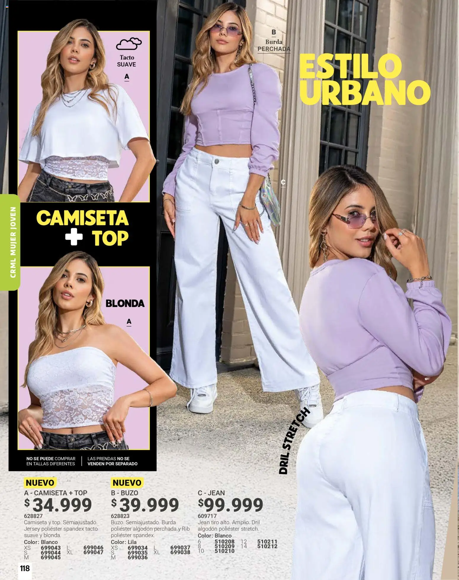 Carmel revista - valida desde el 01.02.2026 | Página: 118 | Productos: Jean, Buzo, Camiseta, Top
