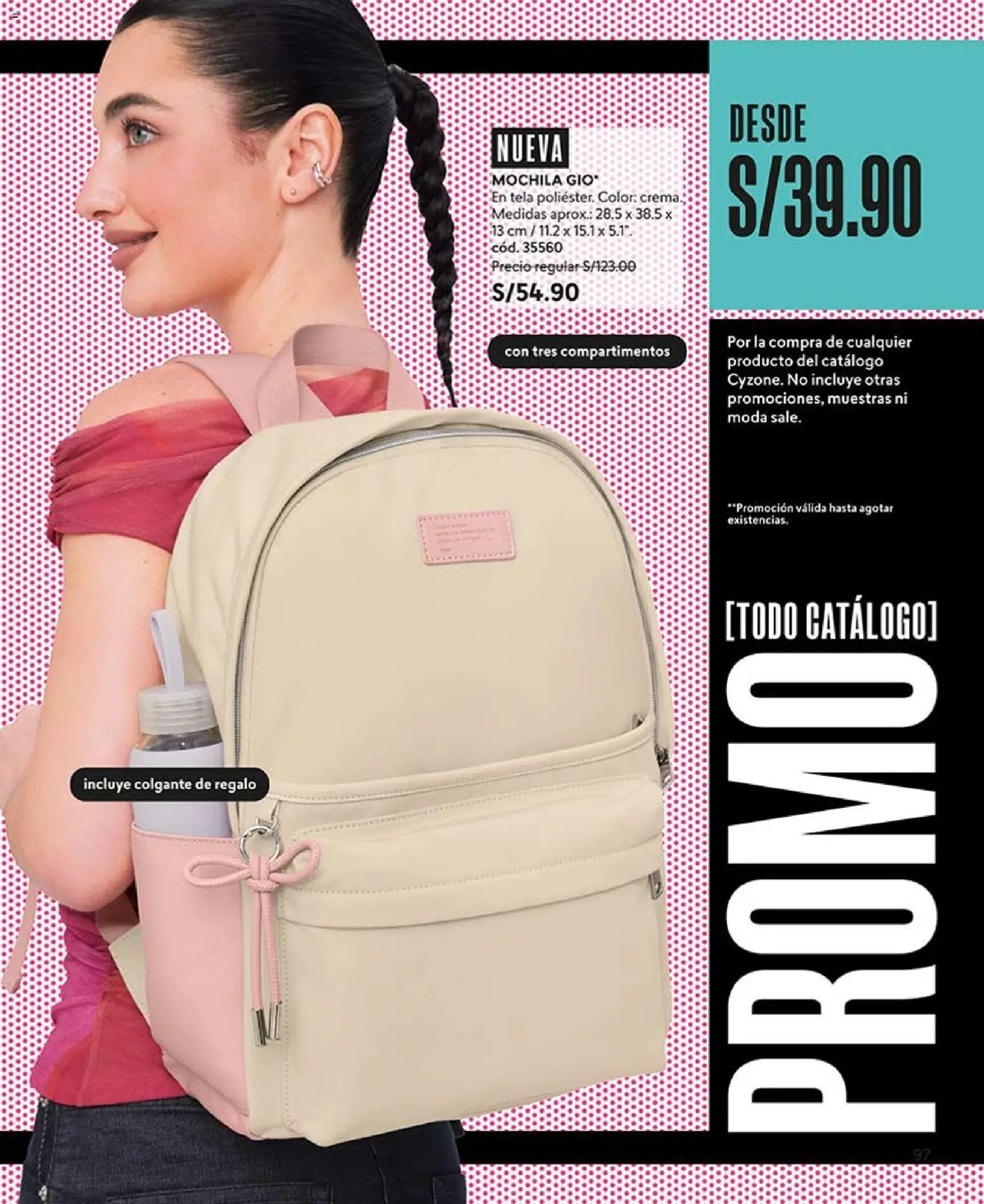 Catálogo CyZone válido desde 14.03.2026 | Página: 97 | Productos: Crema, Mochila