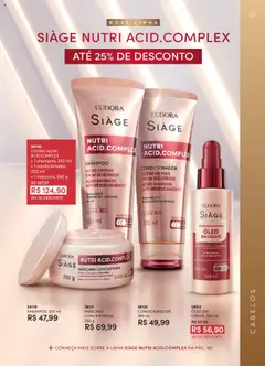 Eudora Folheto - válido de 21.08.2025 | Página: 83 | Produtos: Shampoo, Condicionador, Óleo, Creme