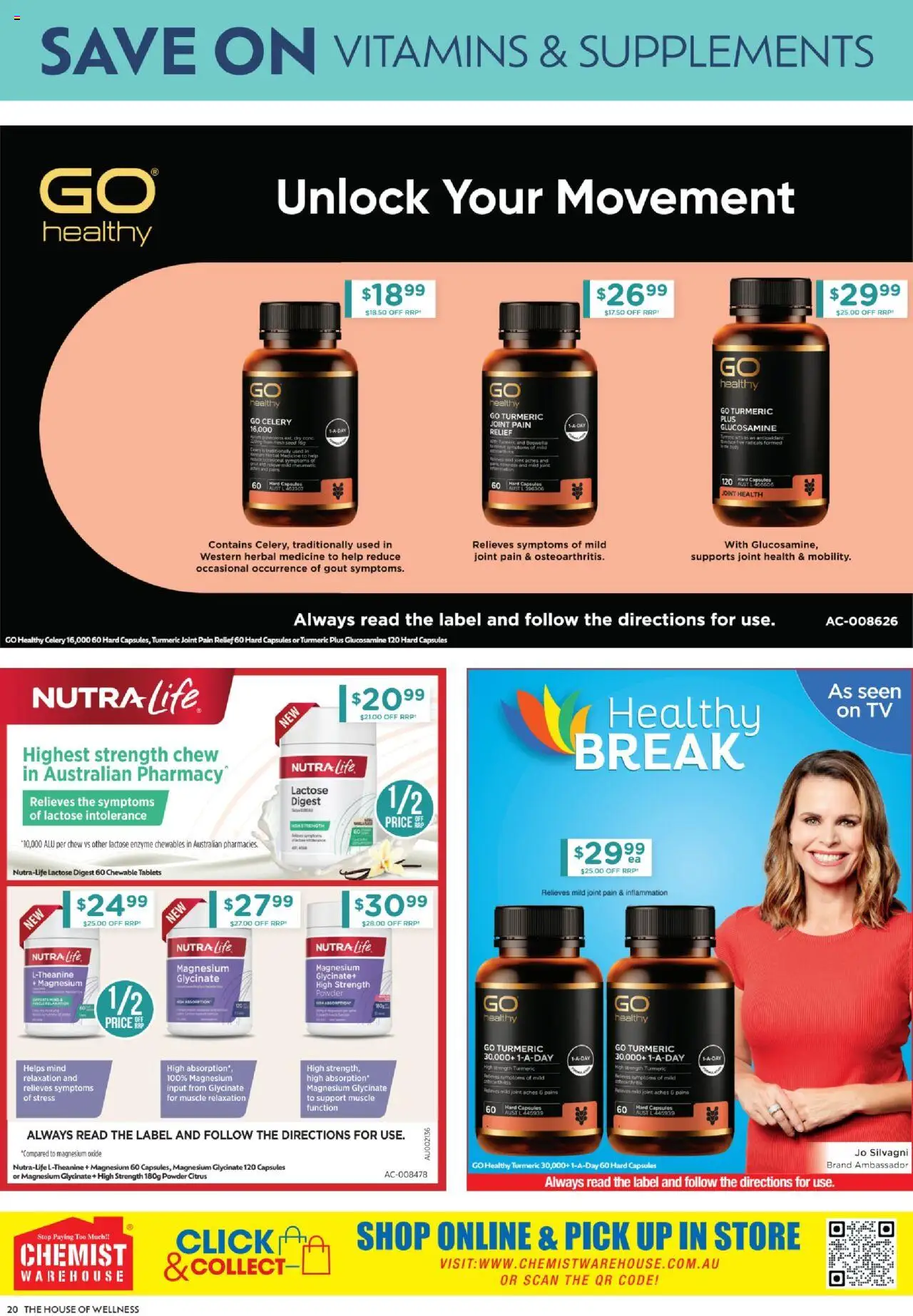 Chemist Warehouse catalogue - valid from 07.08.2025 | Page: 20 | Products: Powder, Tv, Tablets, Pain relief