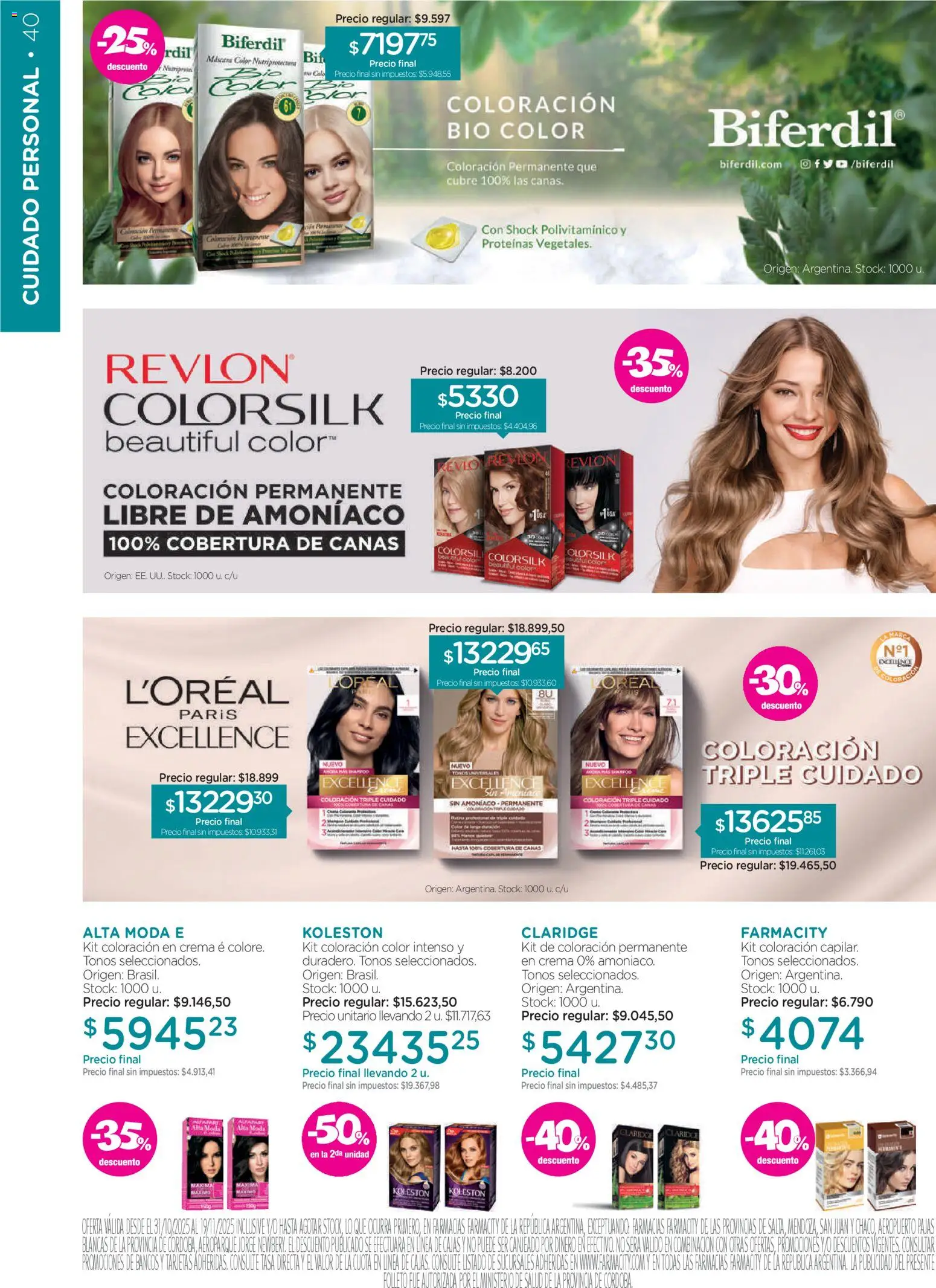 Farmacity catálogo │ válido desde el 30.10.2025 | Página: 40 | Productos: Crema