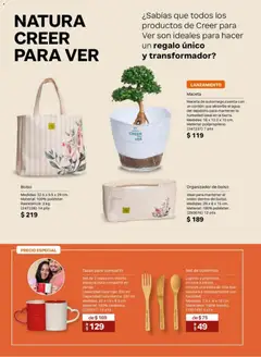 Vista previa de Natura campaña 7 2026, nuevo folleto de la tienda, válido en México a partir del 24.04.2026 | Página: 159 | Productos: Taza, Bolsa, Agua, Organizador