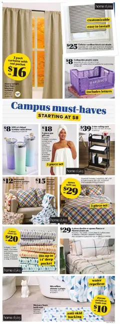Giant Tiger flyer valid from 20.08.2025 | Page: 14 | Products: Bag, Sponge, Bath, Shower