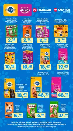 Nagumo ofertas Pets - Pré-Visualização do folheto da loja Nagumo, válido de 30.03.2026