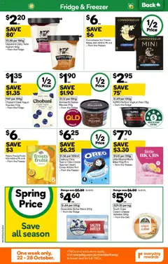 Preview of Weekly catalogue Woolworths QLD 22/10 - valid from 22.10.2025 | Page: 26 | Products: Dairy, Butter, Yoghurt, Freezer