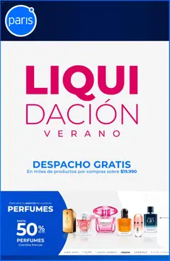 Paris ofertas  válido desde el 29.12.2025