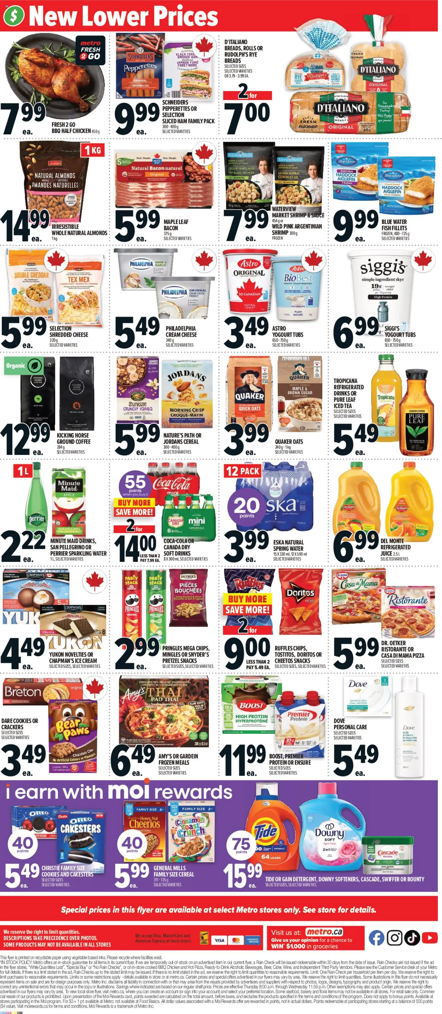 Metro flyer valid from 27.11.2025 | Page: 4 | Products: Cream, Cheese, Yogurt, Ham