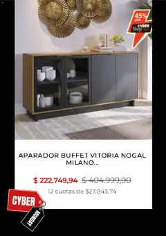 Vista previa Río Shop Deco Cyber Monday válido desde el 03.11.2025 | Página: 3 | Productos: Aparador