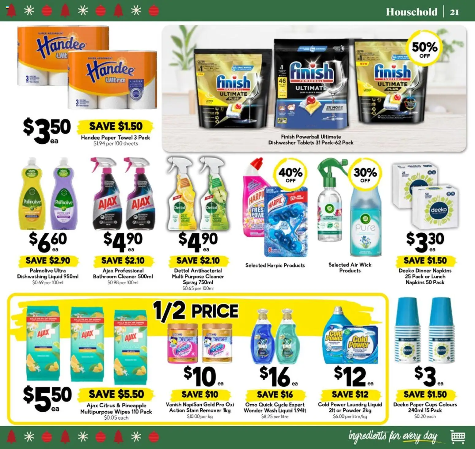 Drakes catalogue - valid from 17.12.2025 | Page: 21 | Products: Household, Pineapple, Napkins, Bathroom