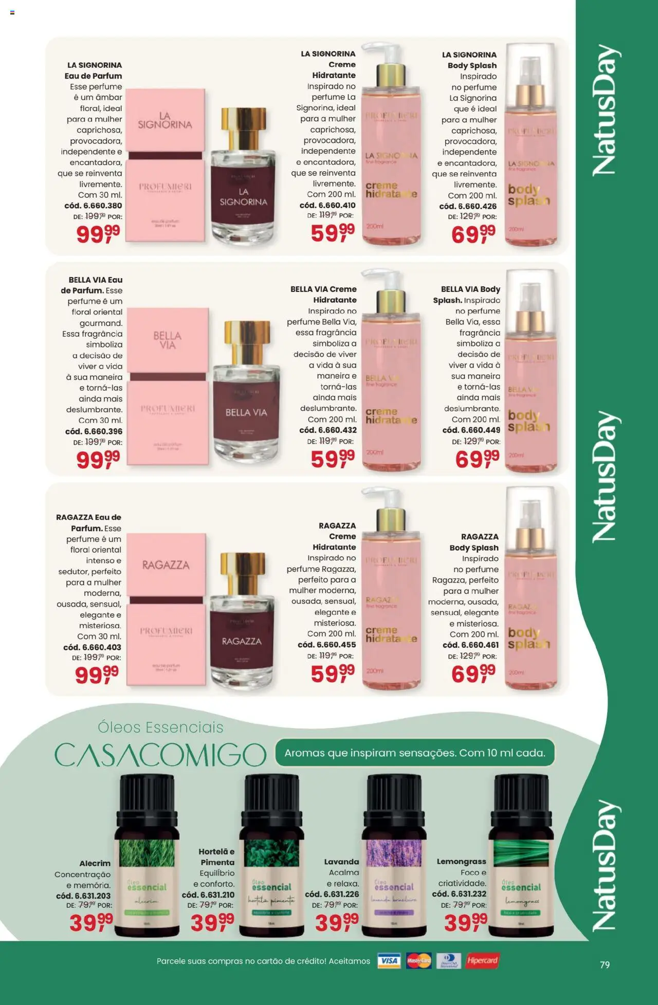 Quatro Estações Folheto - válido de 01.09.2025 | Página: 79 | Produtos: Perfume, Fragrância, Pimenta, Creme