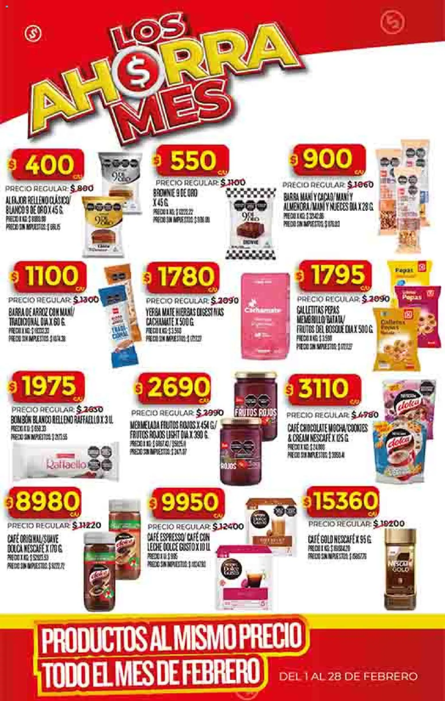 Dia - Ofertas - Salta y Jujuy │ válido desde el 11.02.2026 | Página: 30 | Productos: Yerba, Mani, Arroz, Nueces