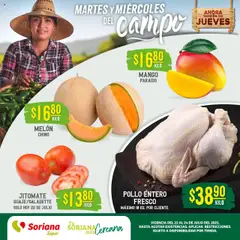 Vista previa de Soriana - Martes y Miércoles del Campo Súper: Chih, Delicias, Dur y Coah (excepto Saltillo), nuevo folleto de la tienda, válido en México a partir del 22.07.2025