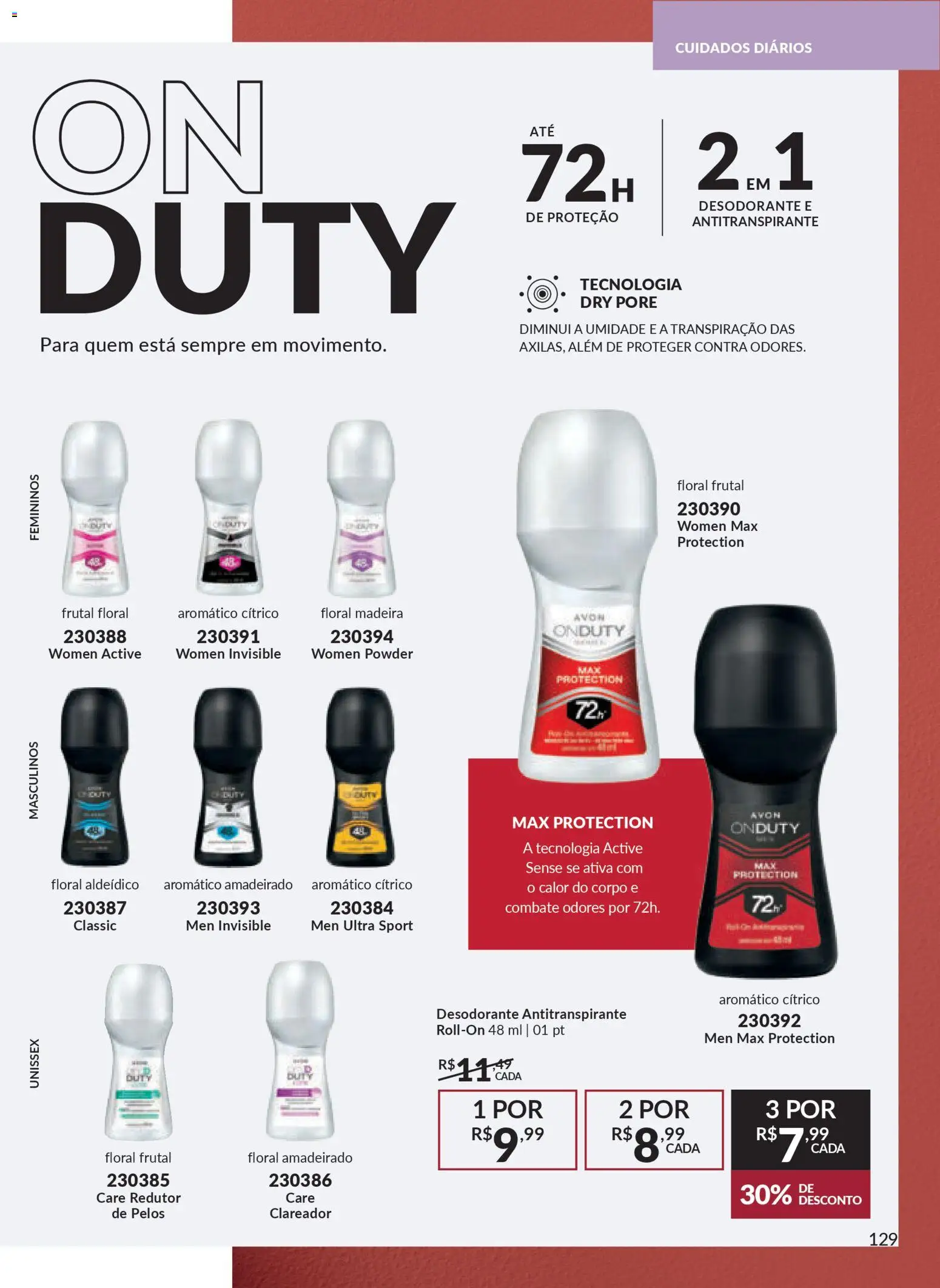 Avon Folheto - válido de 06.01.2026 | Página: 129 | Produtos: Desodorante