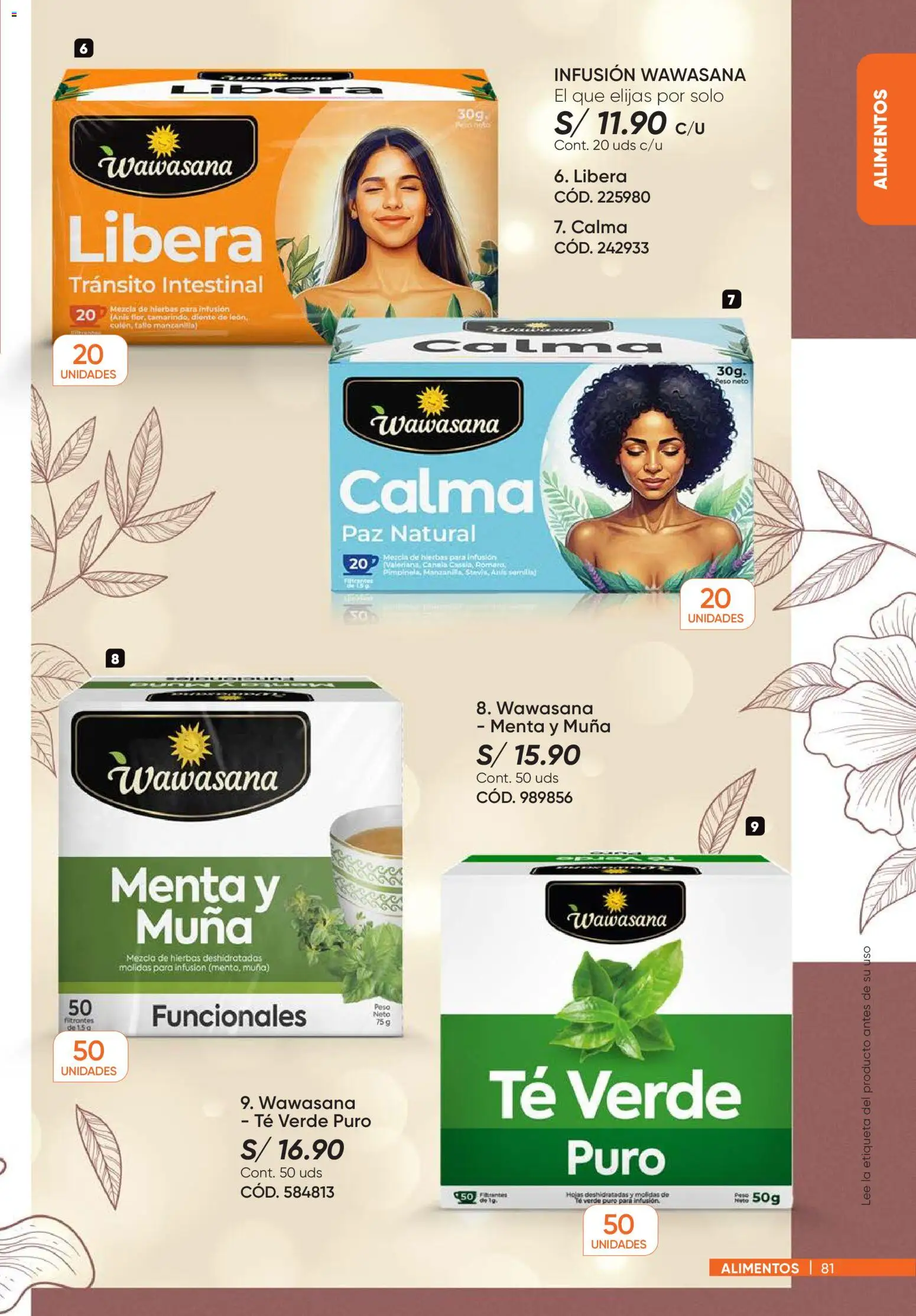 Catálogo Azzorti válido desde 14.04.2026 | Página: 81 | Productos: Té, Peso