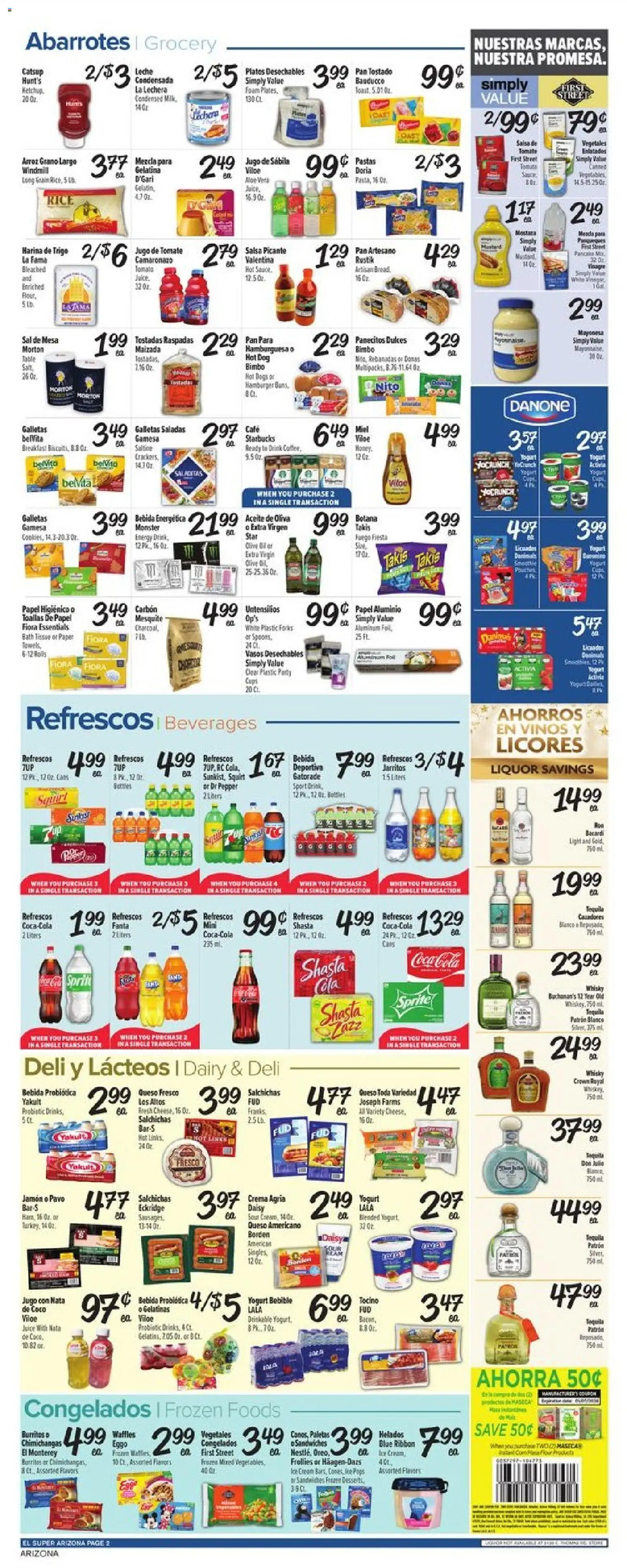 El Super Weekly Ad - AK - valid from 31.12.2025 | Page: 2 | Products: Bath, Yogurt, Juice, Pepper