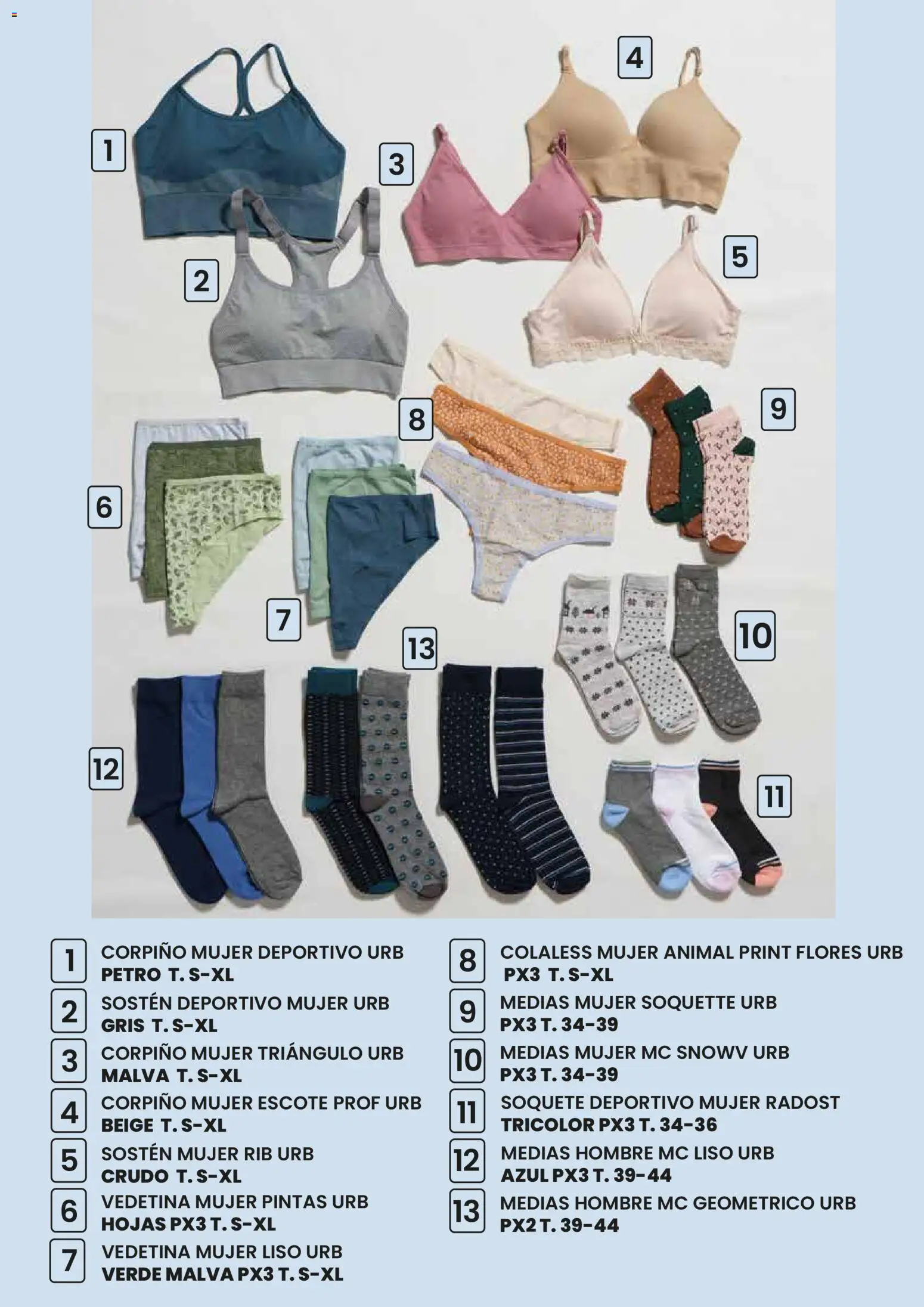 Jumbo - Catálogo URB | Otoño & Invierno │ válido desde el 17.04.2026 | Página: 37 | Productos: Corpiño, Sostén, Medias