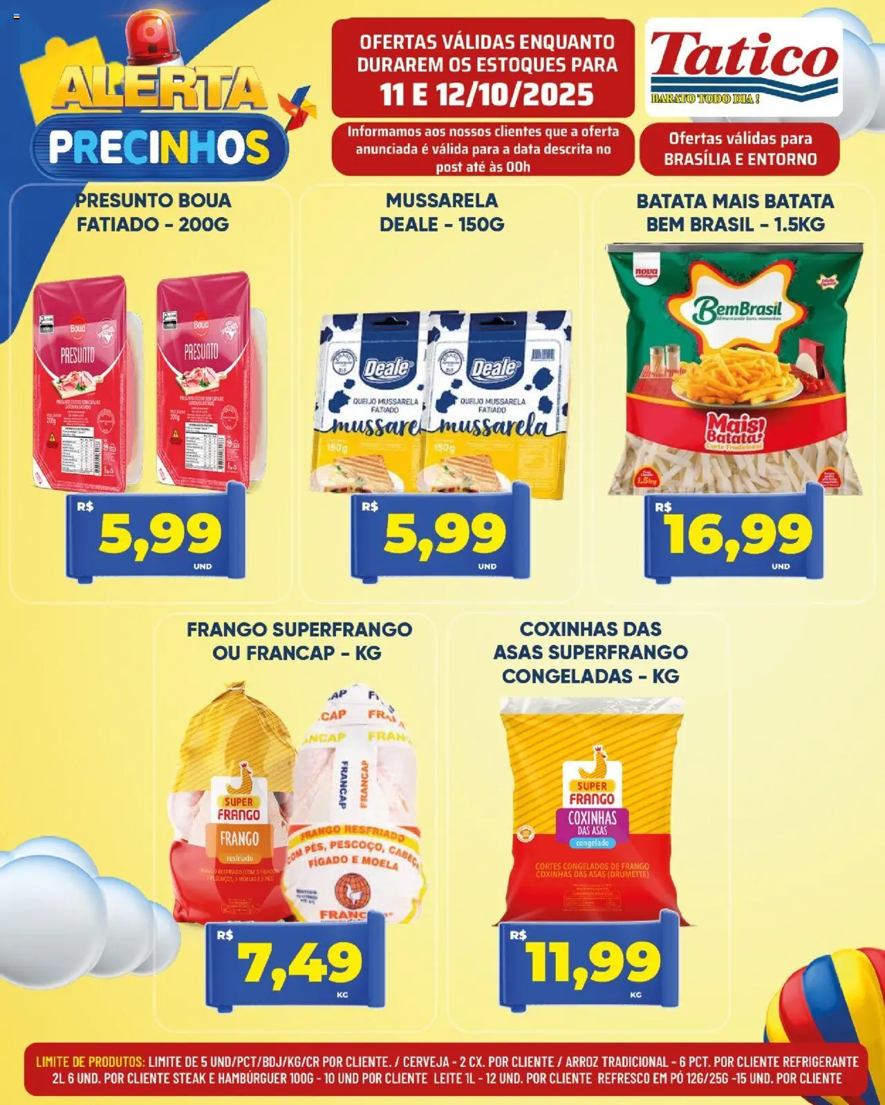 Tatico Folheto - válido de 11.10.2025 | Página: 9 | Produtos: Refresco, Moela, Leite, Presunto