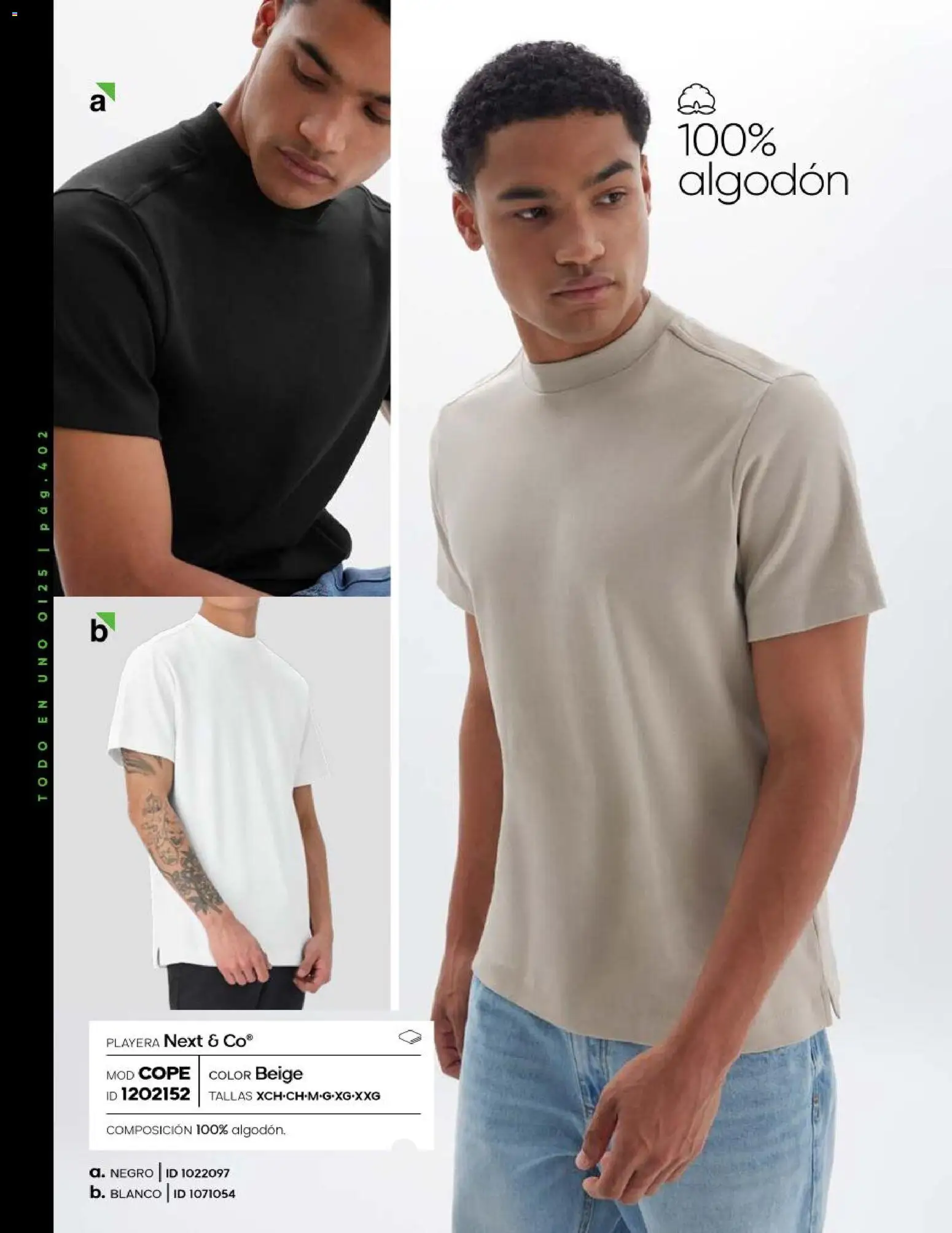 Nuevas ofertas de Price Shoes válidas en toda la República Mexicana desde el 27.10.2025. ¡Encuentra las mejores ofertas en Price Shoes catálogo Todo en uno! | Página: 402 | Productos: Algodón, Playera