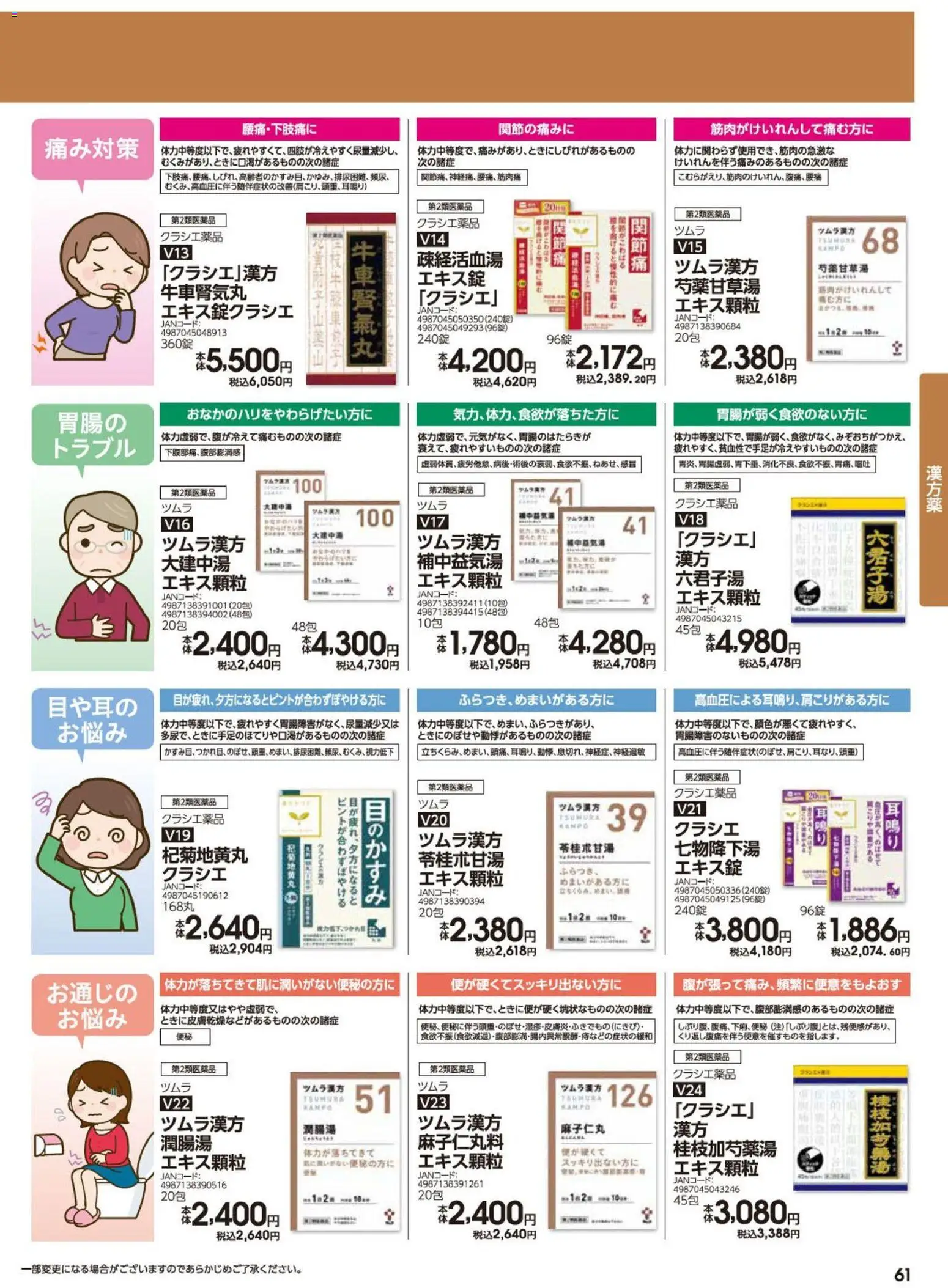 {H1} | ページ: 61 | 製品: 魚