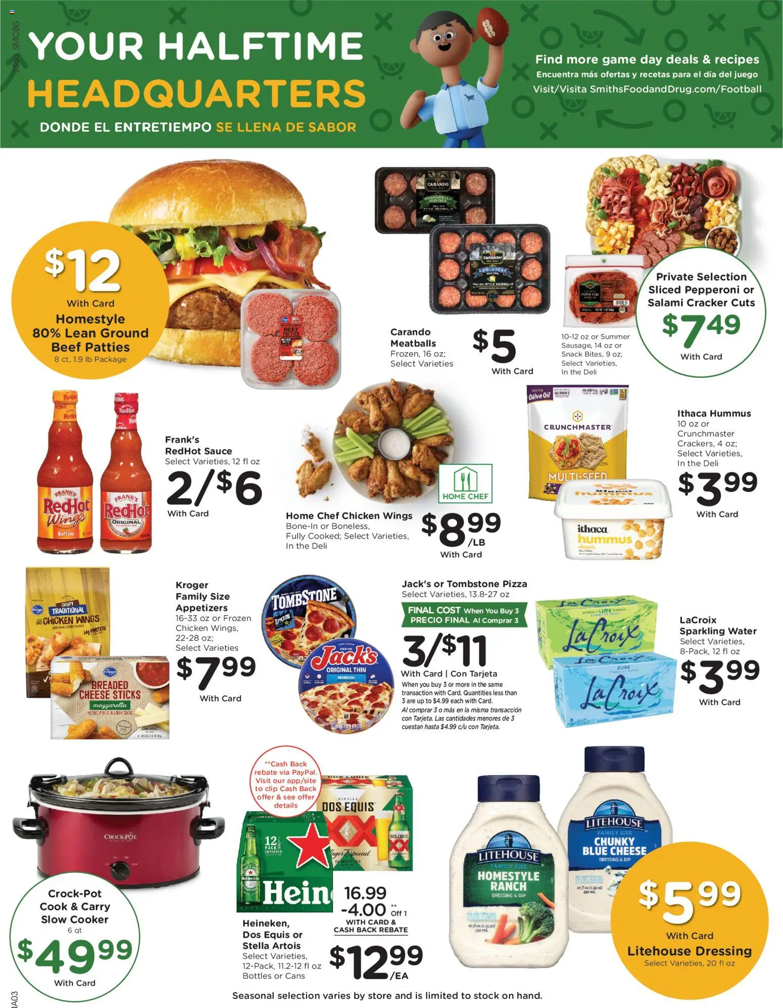 Smith's Weekly Ad - ID - valid from 14.01.2026 | Page: 6 | Products: Clip, Pizza, Sauce, Game