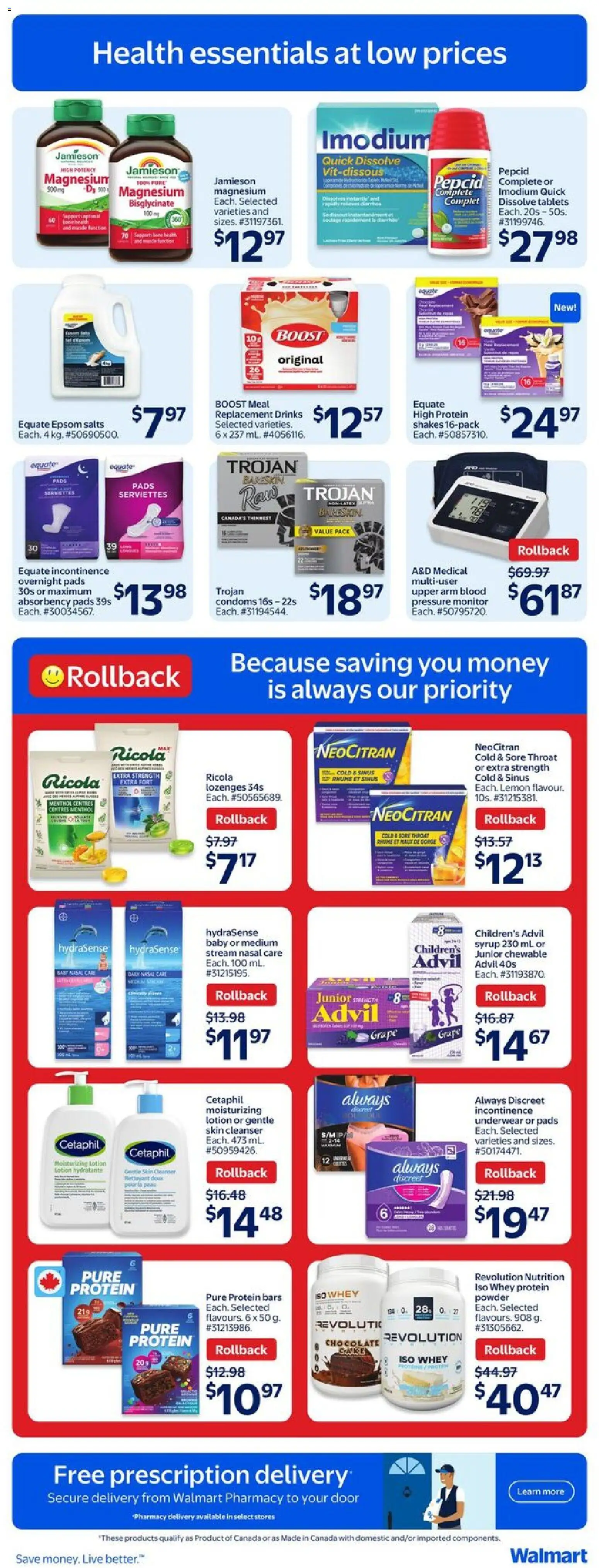 Walmart flyer valid from 26.02.2026 | Page: 15 | Products: Monitor, Powder, Chocolate, Underwear