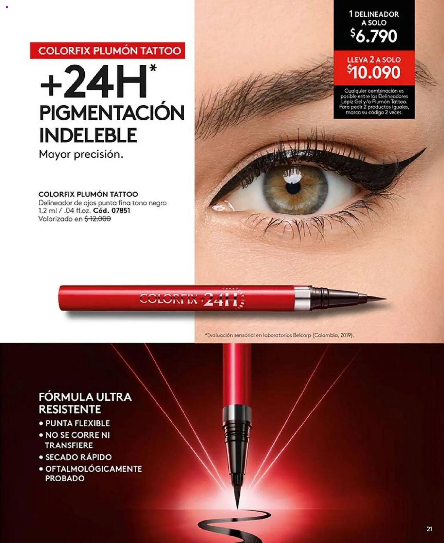 Catálogo Ésika Campaña 2 │ válido desde el 15.01.2026 | Página: 21 | Productos: Flexible, Delineador de ojos, Delineador, Plumón