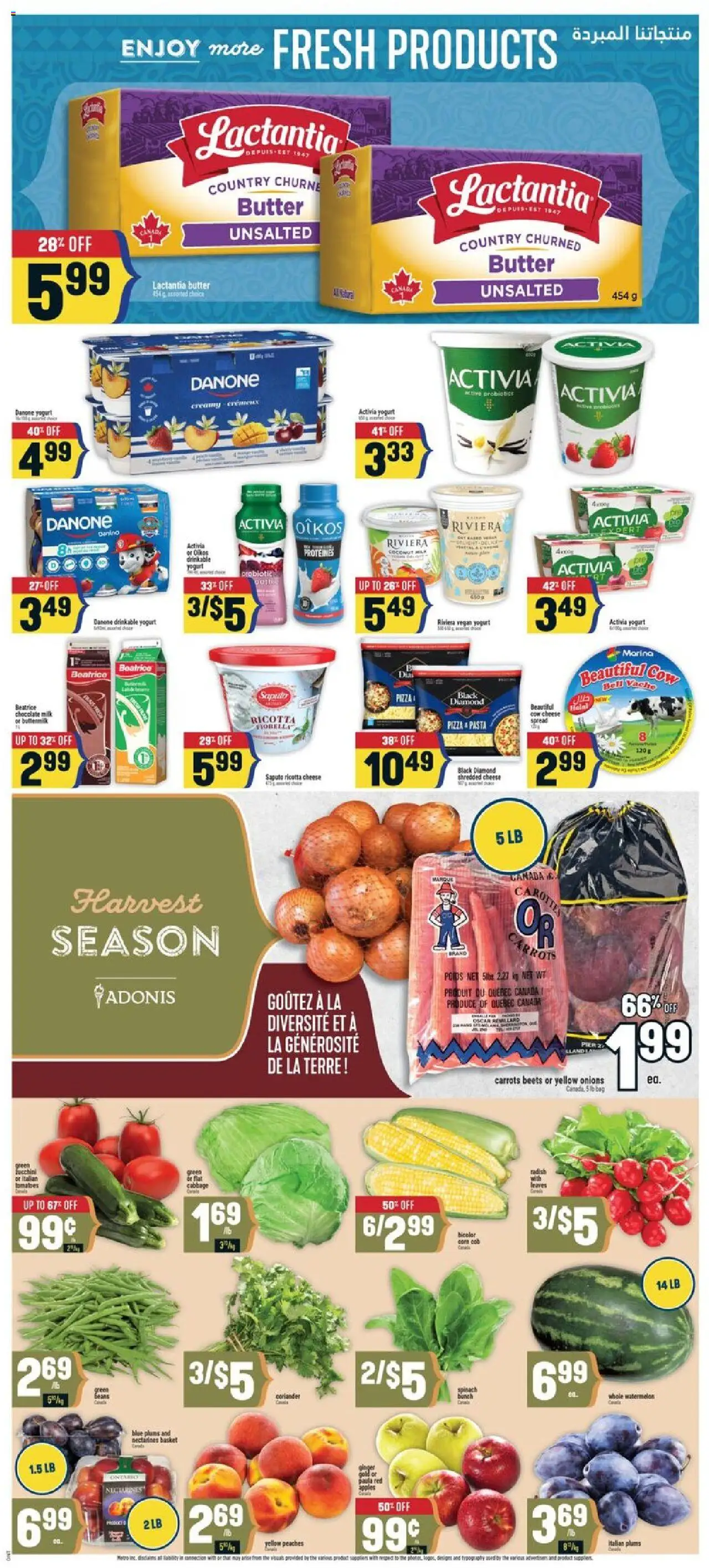 Adonis flyer valid from 11.09.2025 | Page: 10 | Products: Bag, Butter, Cheese, Chocolate