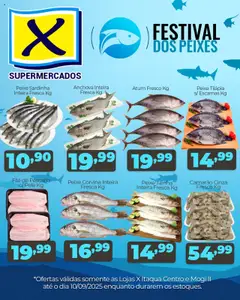 X Supermercados - Ofertas Festival dos Peixes - Pré-Visualização do folheto da loja X Supermercados, válido de 10.09.2025