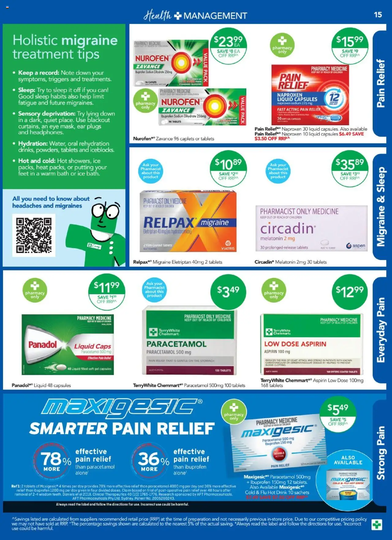 Terry White catalogue - valid from 11.09.2025 | Page: 17 | Products: Bath, Treatment, Tablets, Pain relief