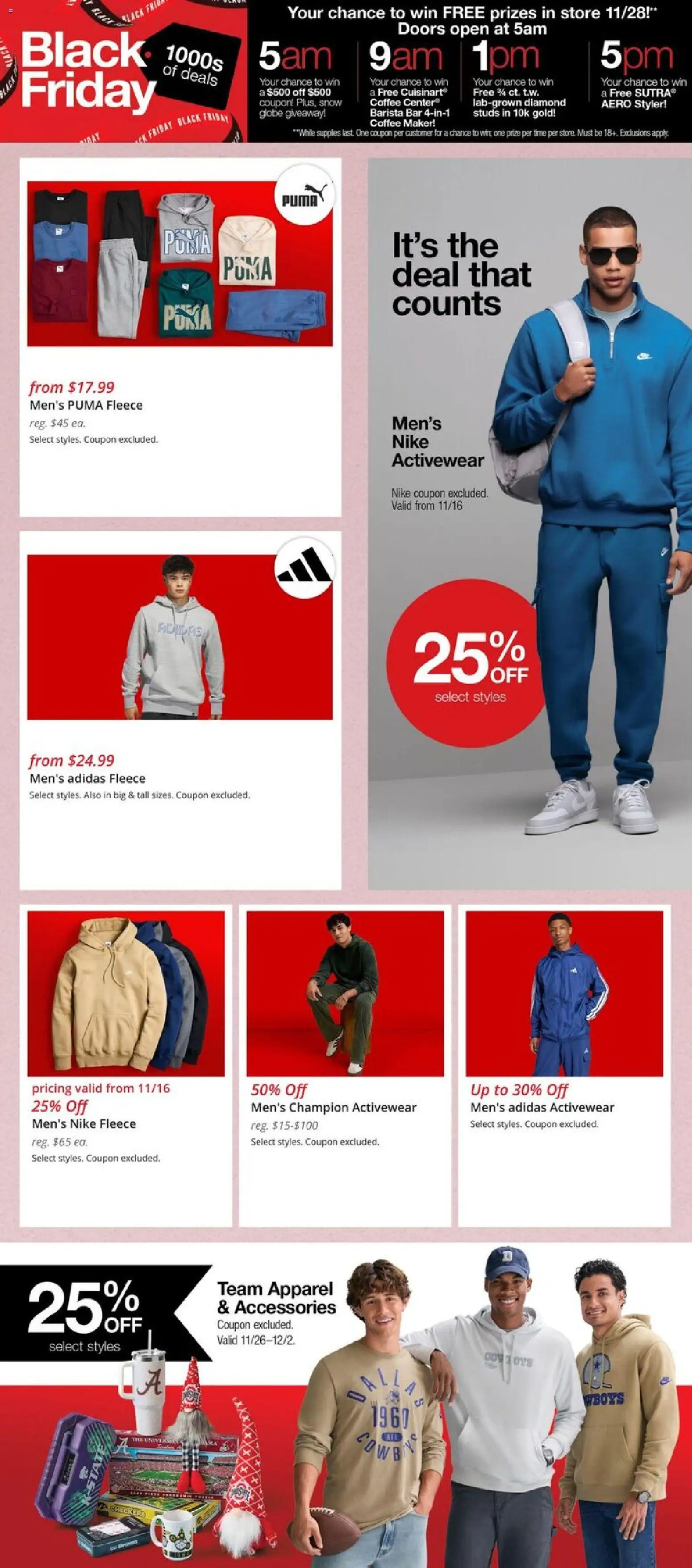 JCPenney Black Friday Men´s Deals - valid from 07.11.2025 | Page: 6 | Products: Coffee, Coffee maker