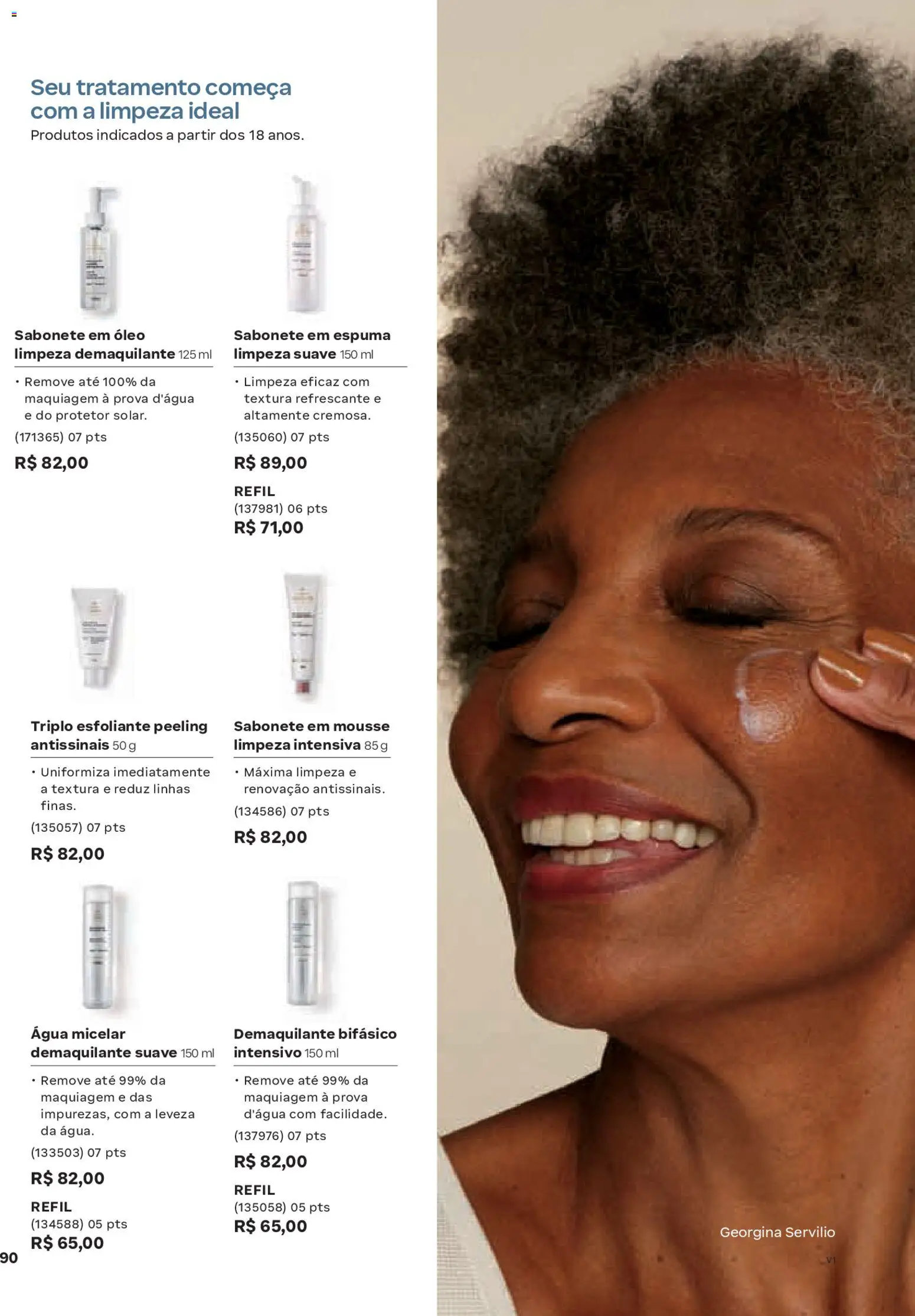 Natura Folheto - válido de 26.12.2025 | Página: 90 | Produtos: Mousse, Maquiagem, Demaquilante, Sabonete