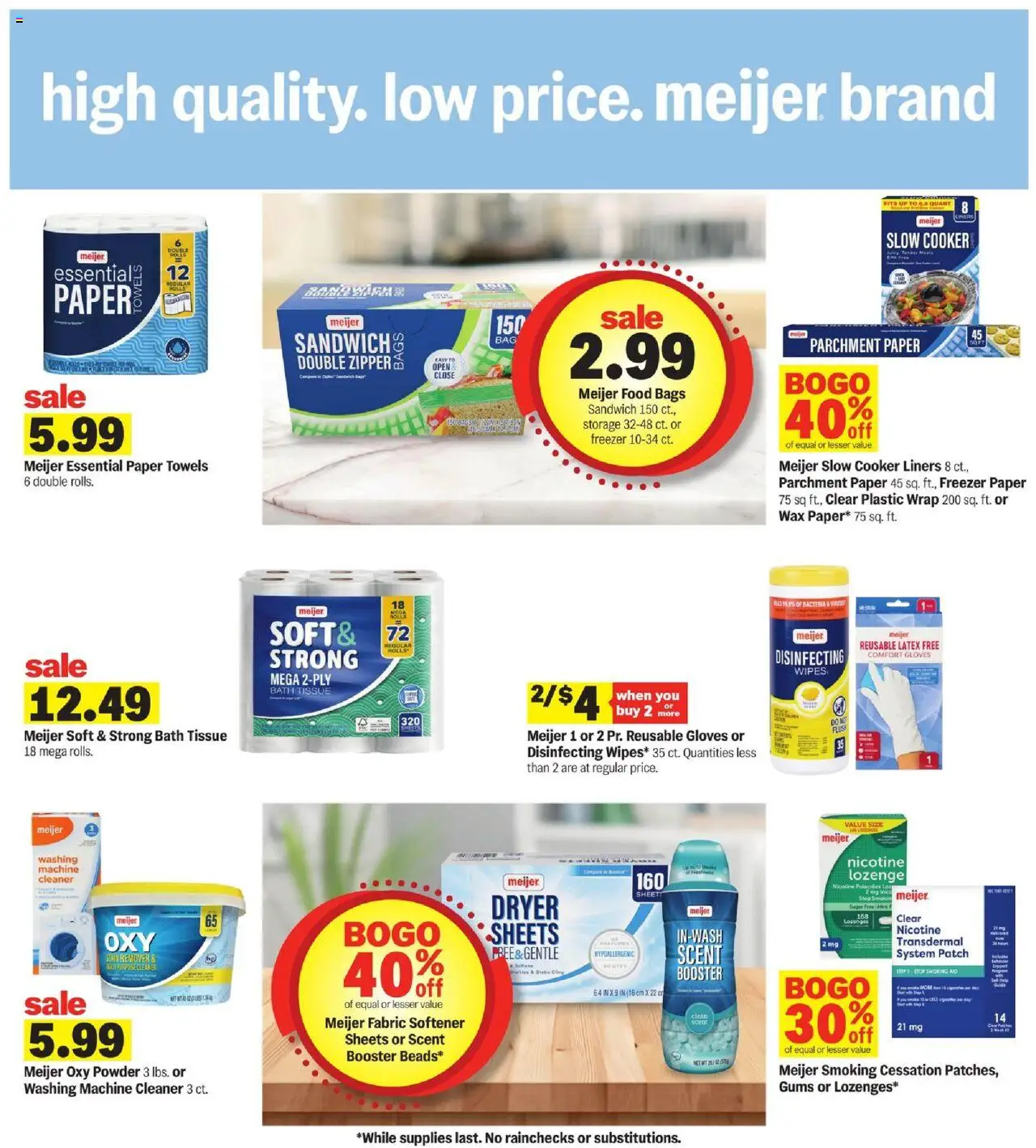 Meijer Weekly Ad - MI - valid from 15.10.2025 | Page: 30 | Products: Bath, Powder, Washing machine, Dryer