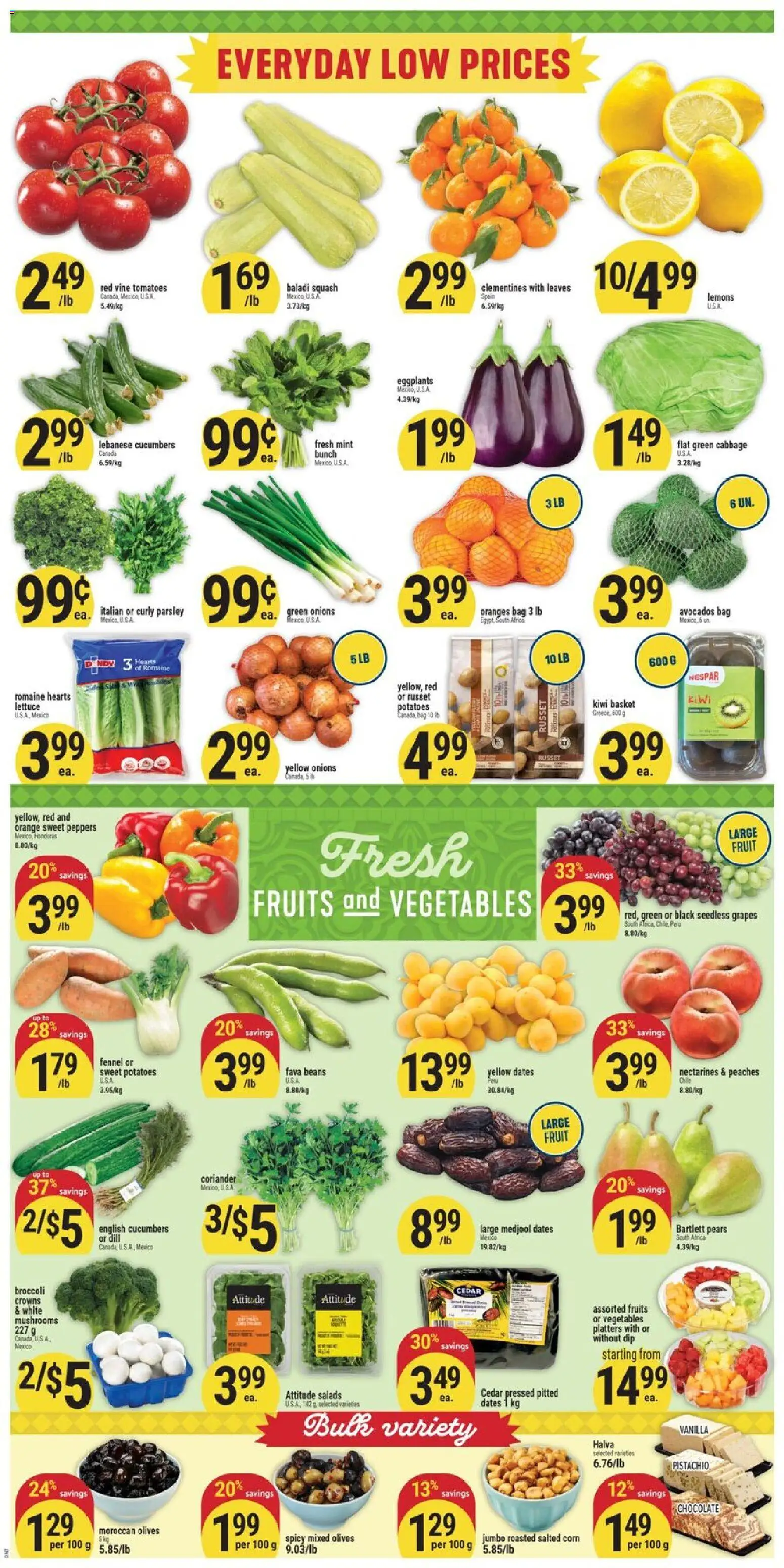 Adonis flyer valid from 12.03.2026 | Page: 2 | Products: Kiwi, Cucumbers, Bag, Basket