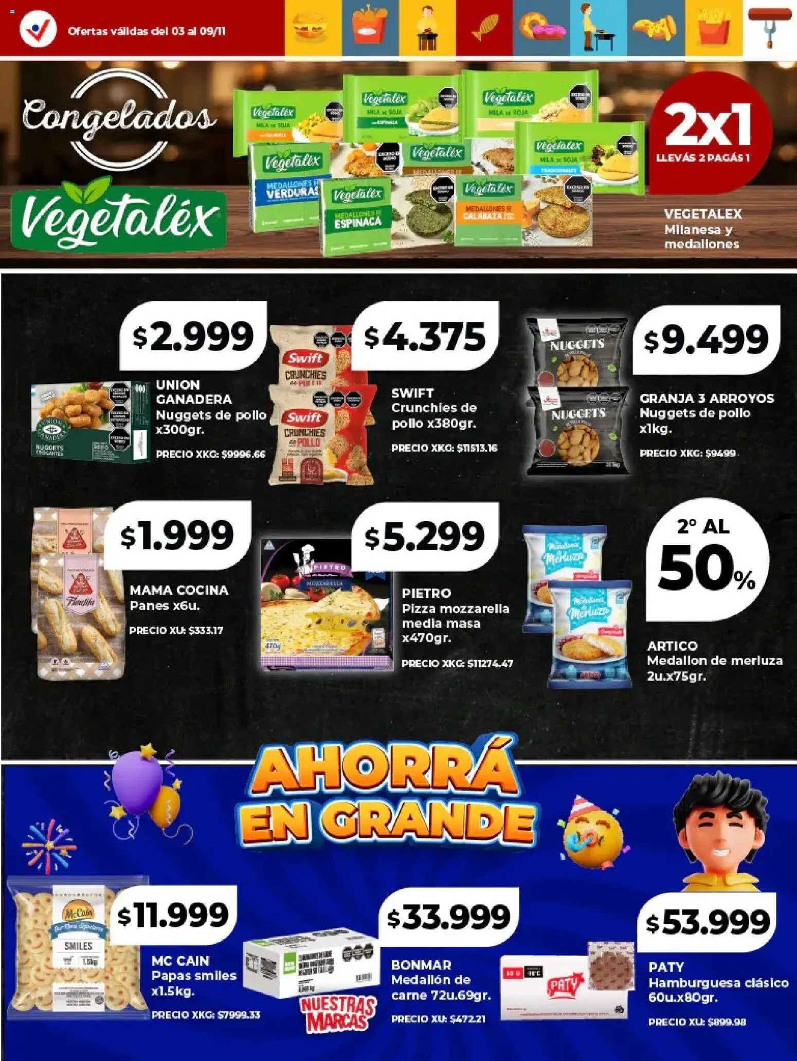 Vital - Especial de frescos - Abasto │ válido desde el 03.11.2025 | Página: 8 | Productos: Cocina, Pollo, Milanesa, Pizza