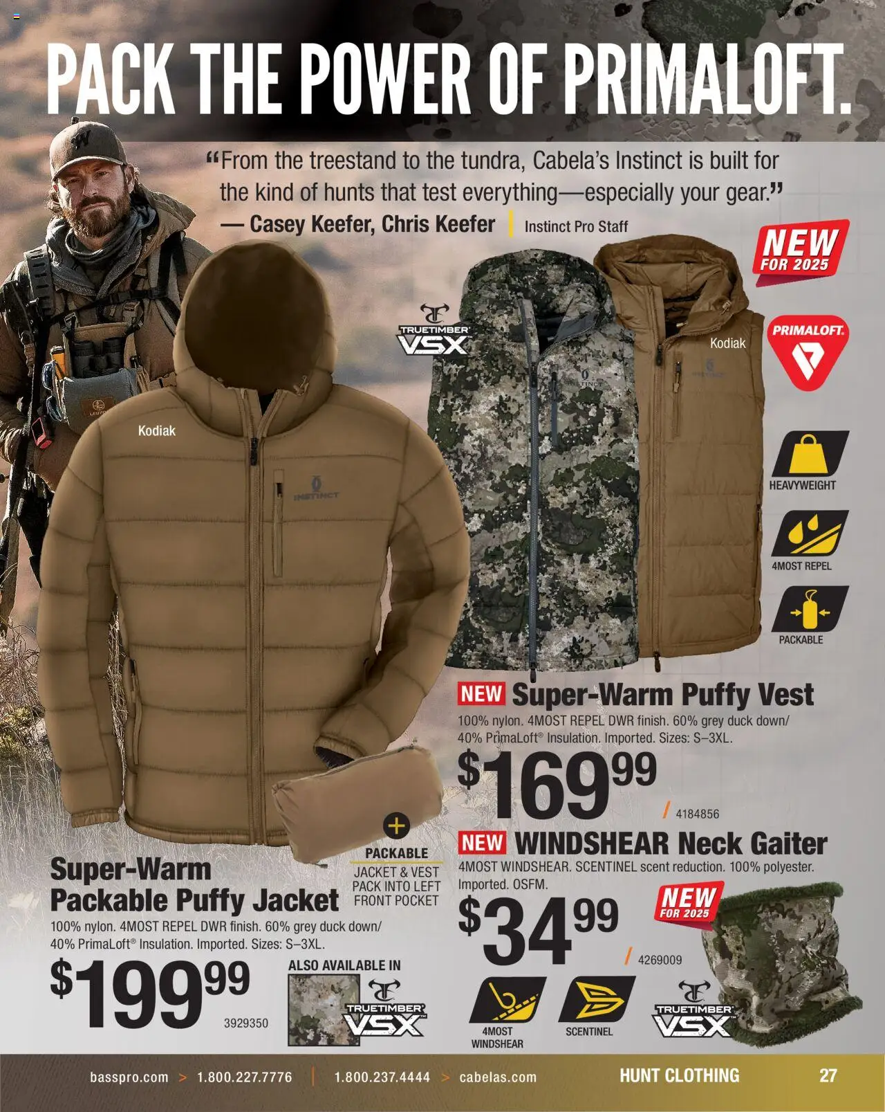 Cabela's Hunting Master 25 - valid from 11.08.2025 | Page: 27 | Products: Vest, Jacket