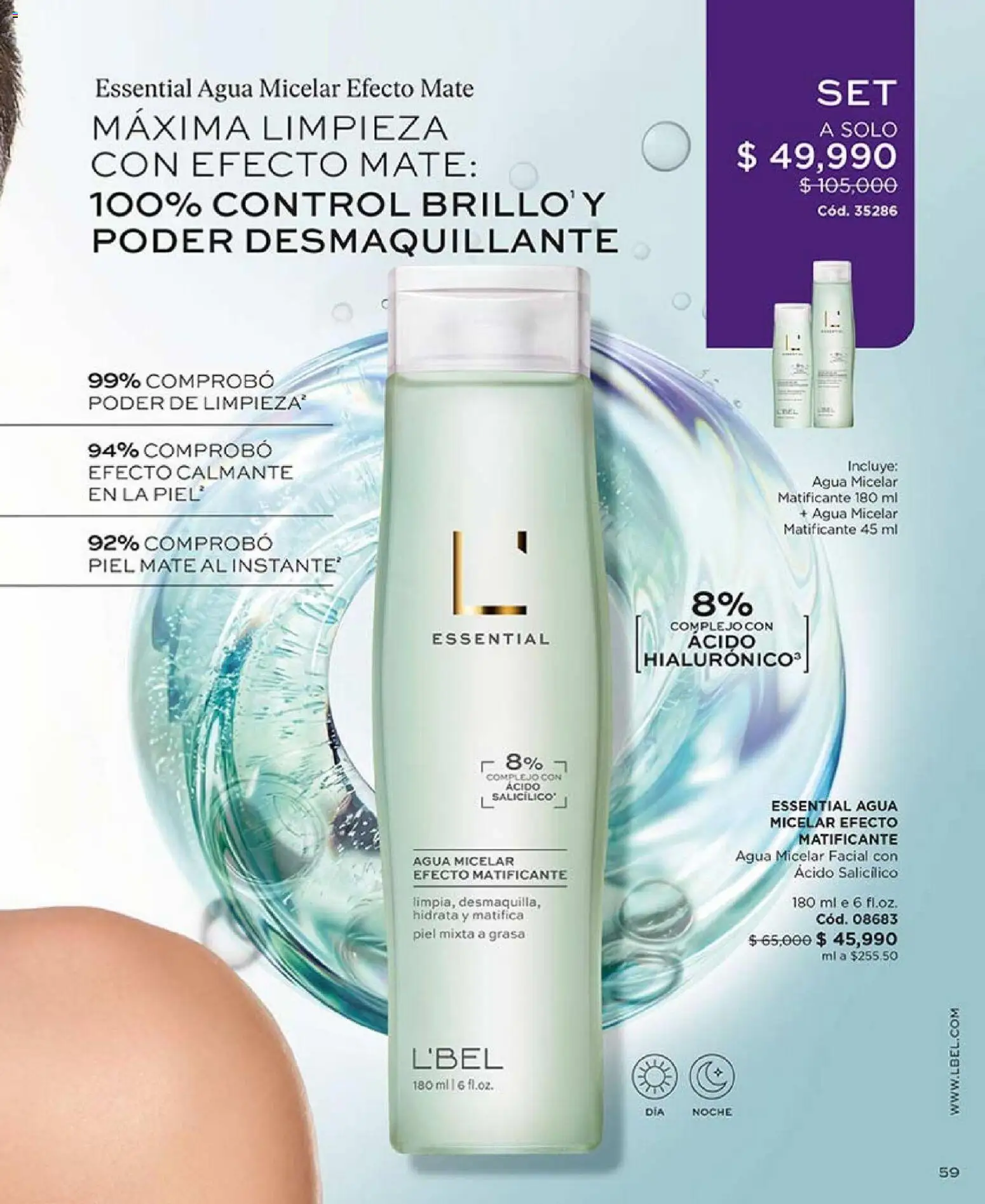 L'Bel revista - valida desde el 30.01.2026 | Página: 59 | Productos: Agua, Agua micelar, Desmaquillante