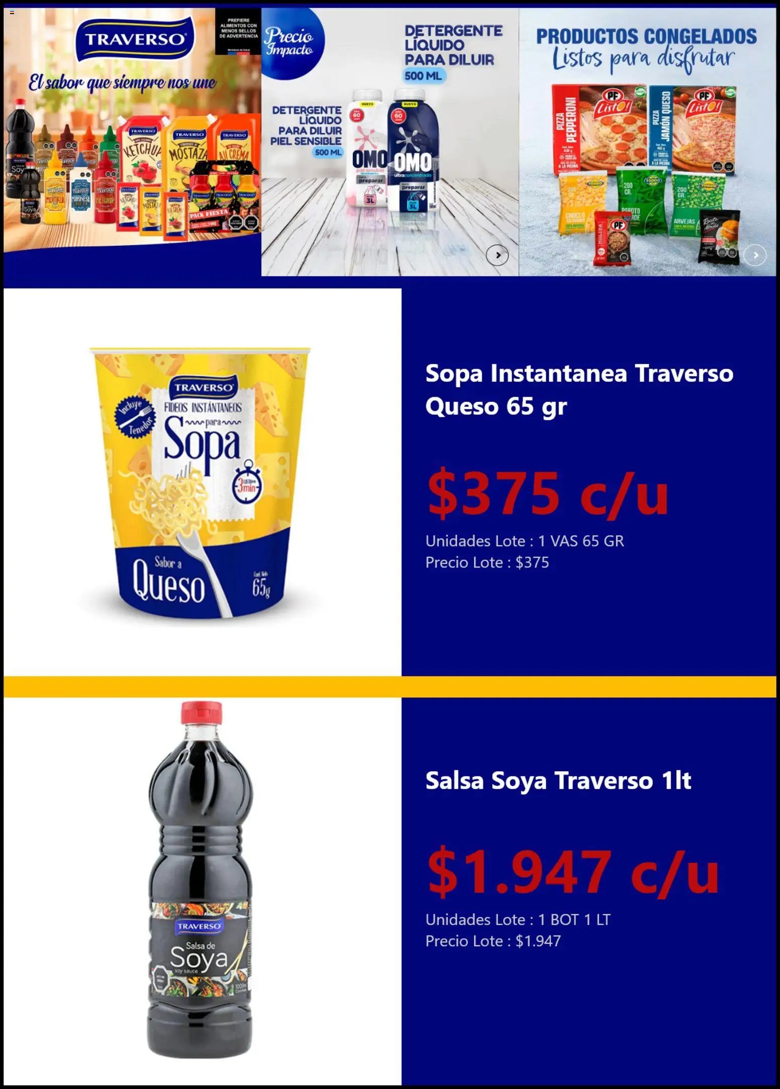 La Oferta ofertas  │ válido desde el 01.04.2026 | Página: 3 | Productos: Pizza, Choclo, Ketchup, Crema