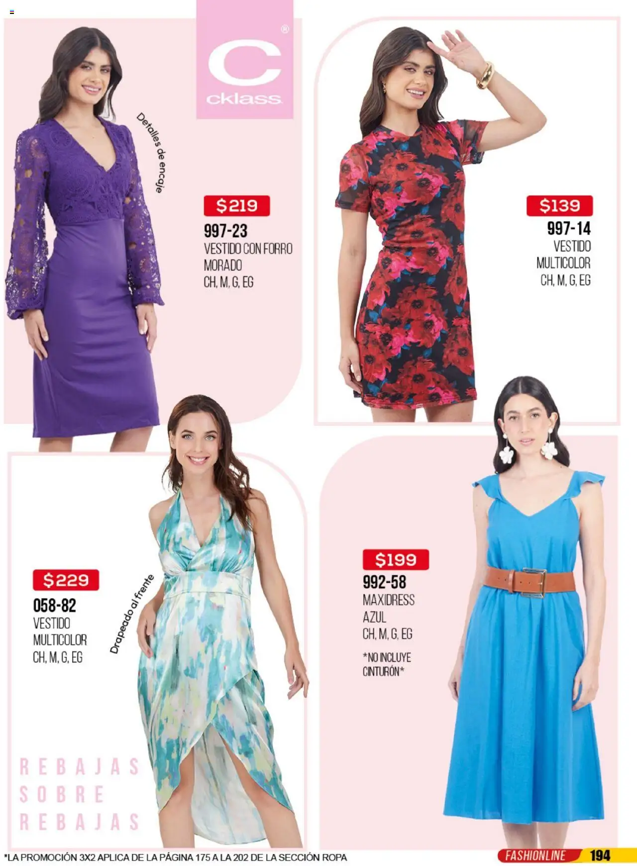 Nuevas ofertas de Cklass válidas en toda la República Mexicana desde el 23.06.2025. ¡Encuentra las mejores ofertas en Cklass catálogo Rebajas Sobre Calzado! | Página: 580 | Productos: Ropa, Vestido, Sobre